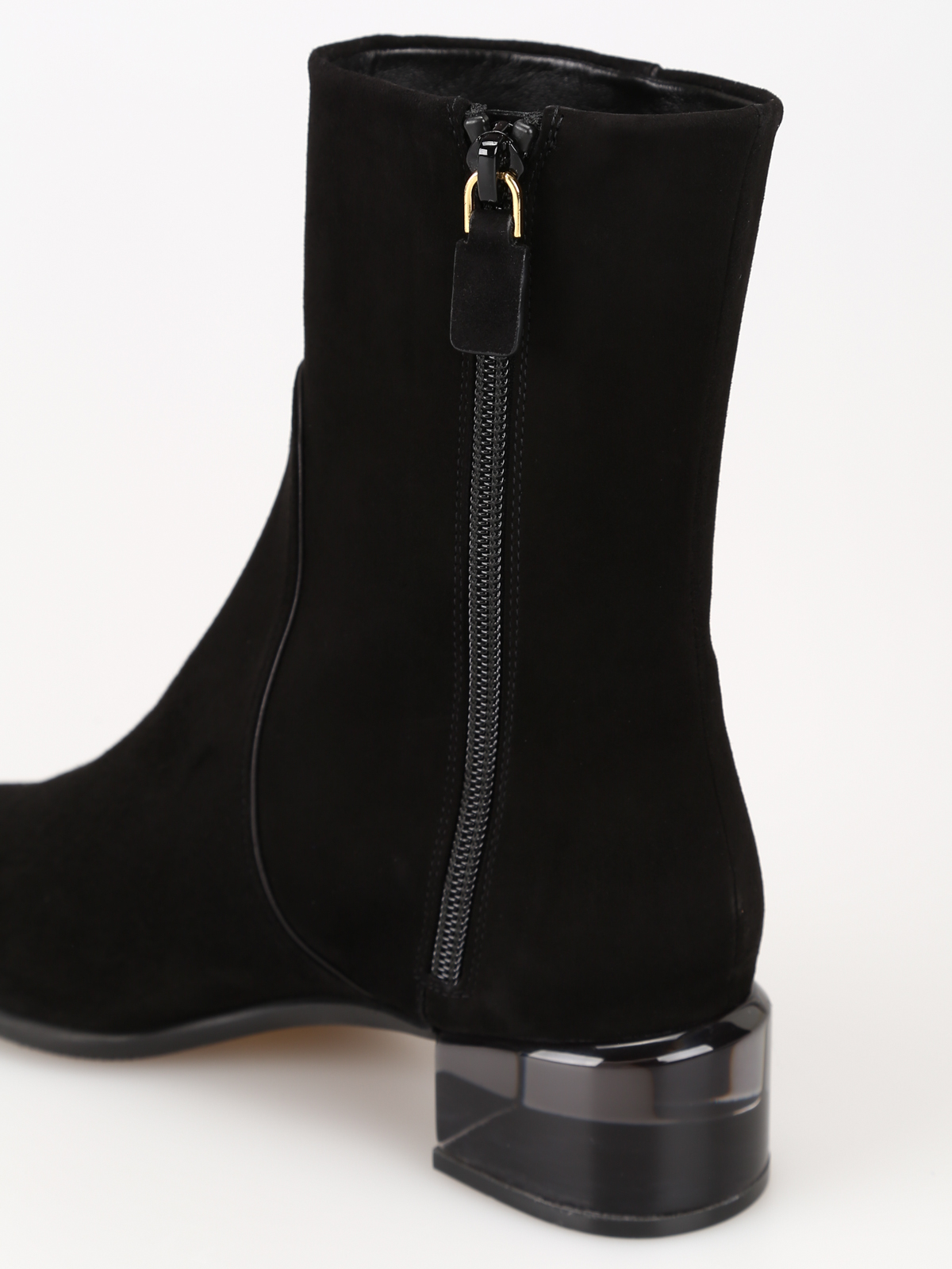 Clodette black suede ankle boots 