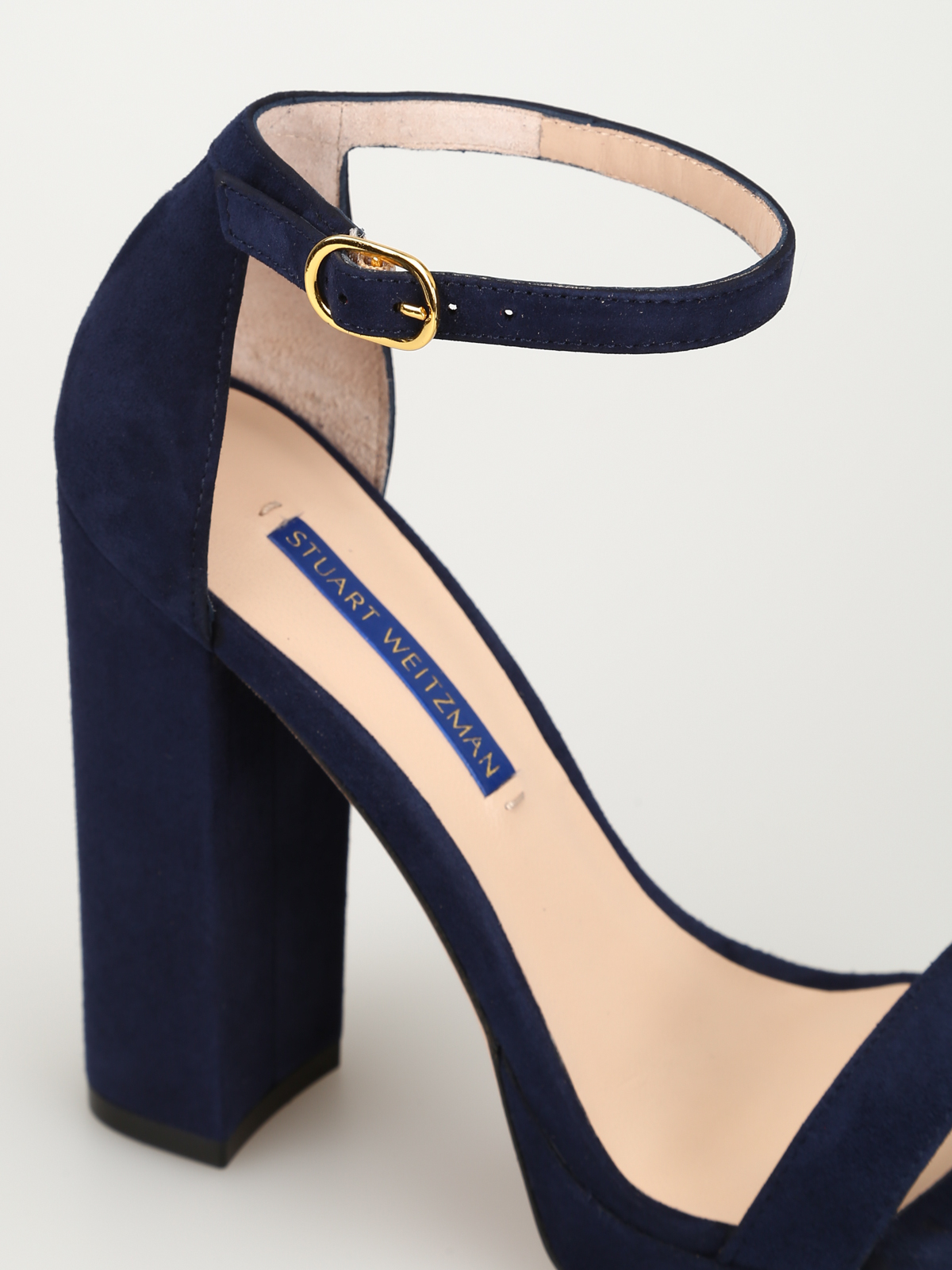 stuart weitzman blue heels