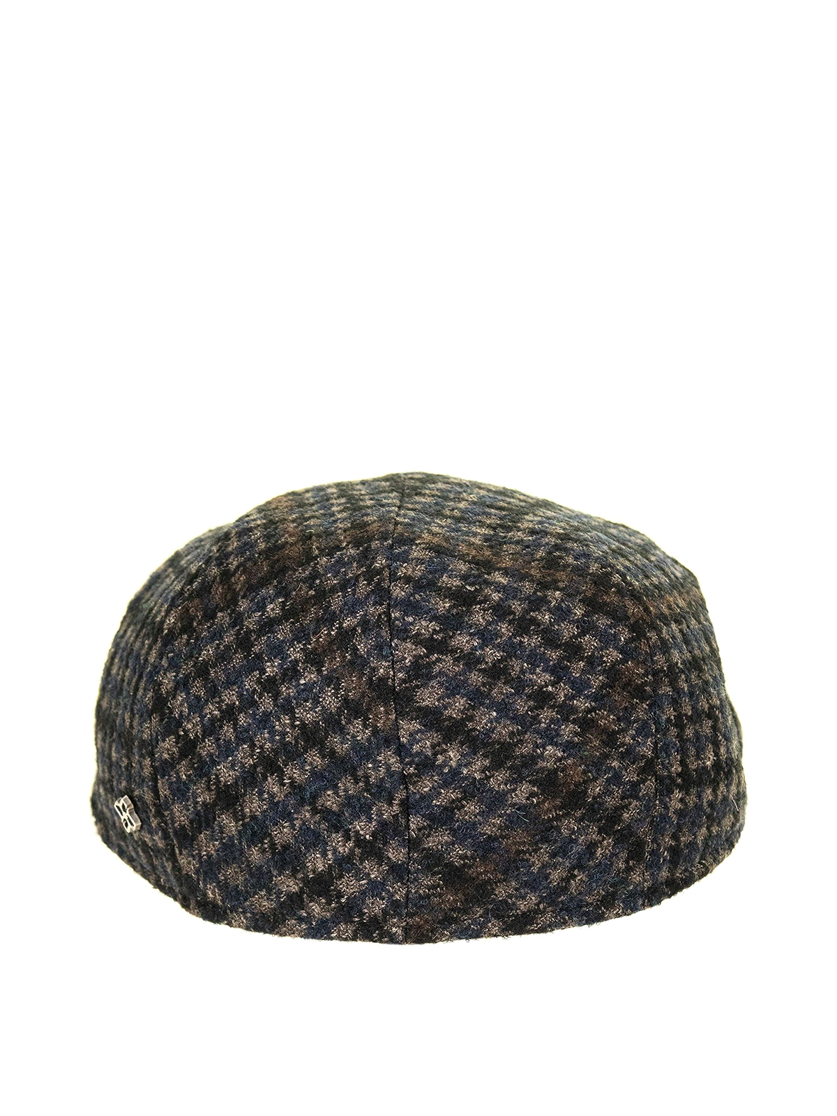 Tagliatore - Houndstooth patterned flat cap - hats & caps ...