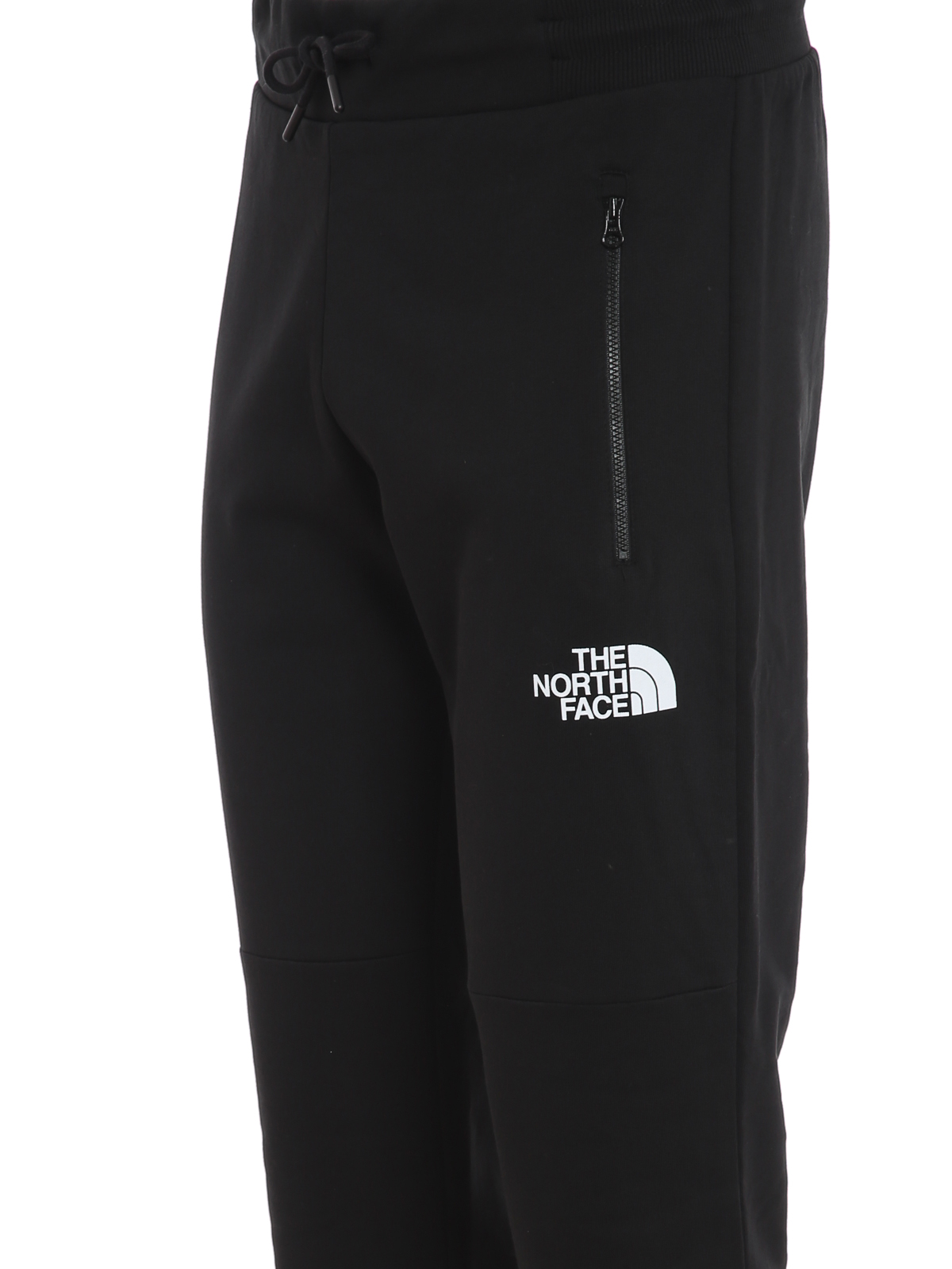 black north face tracksuit bottoms