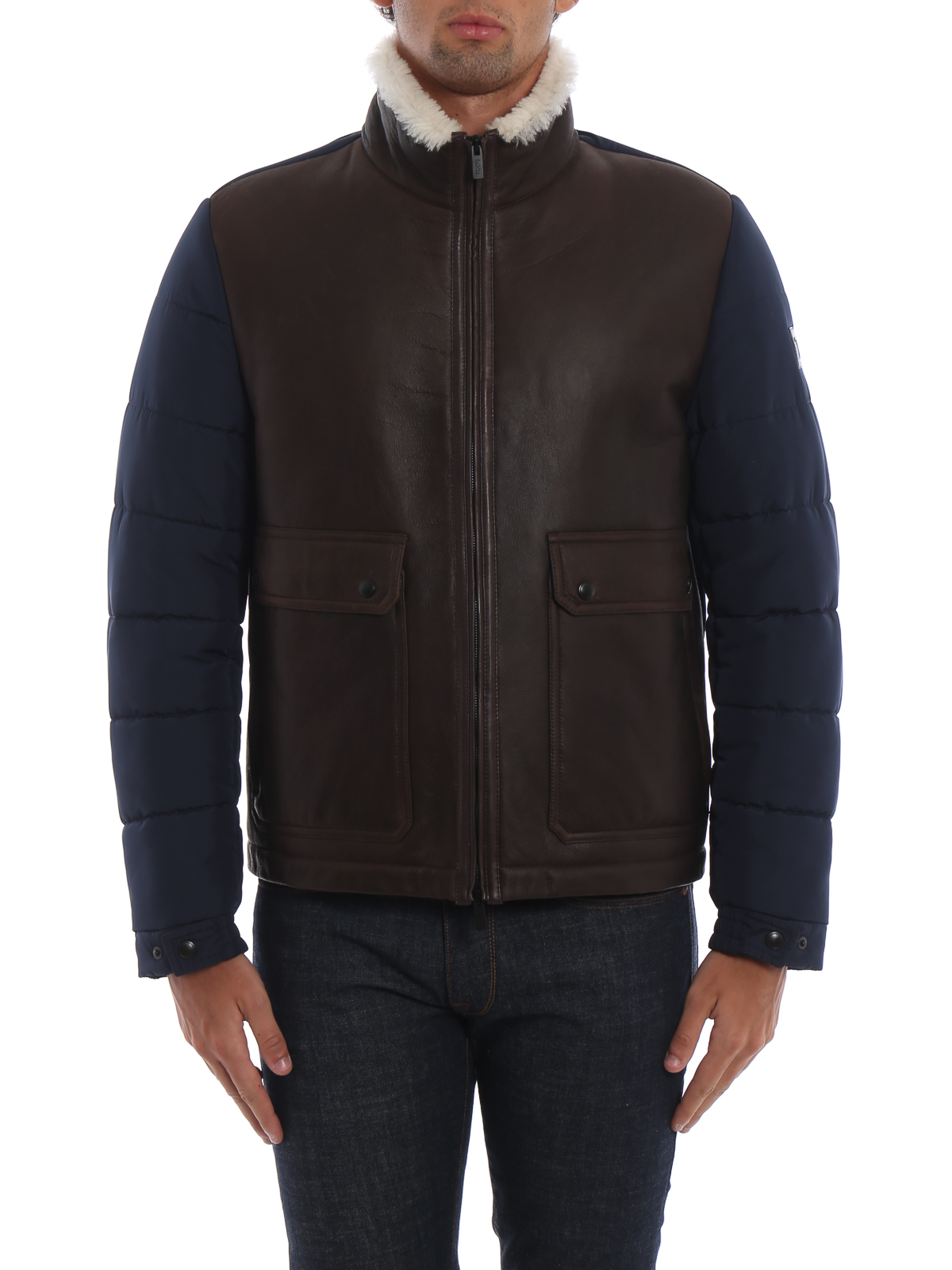 tods shearling jacket