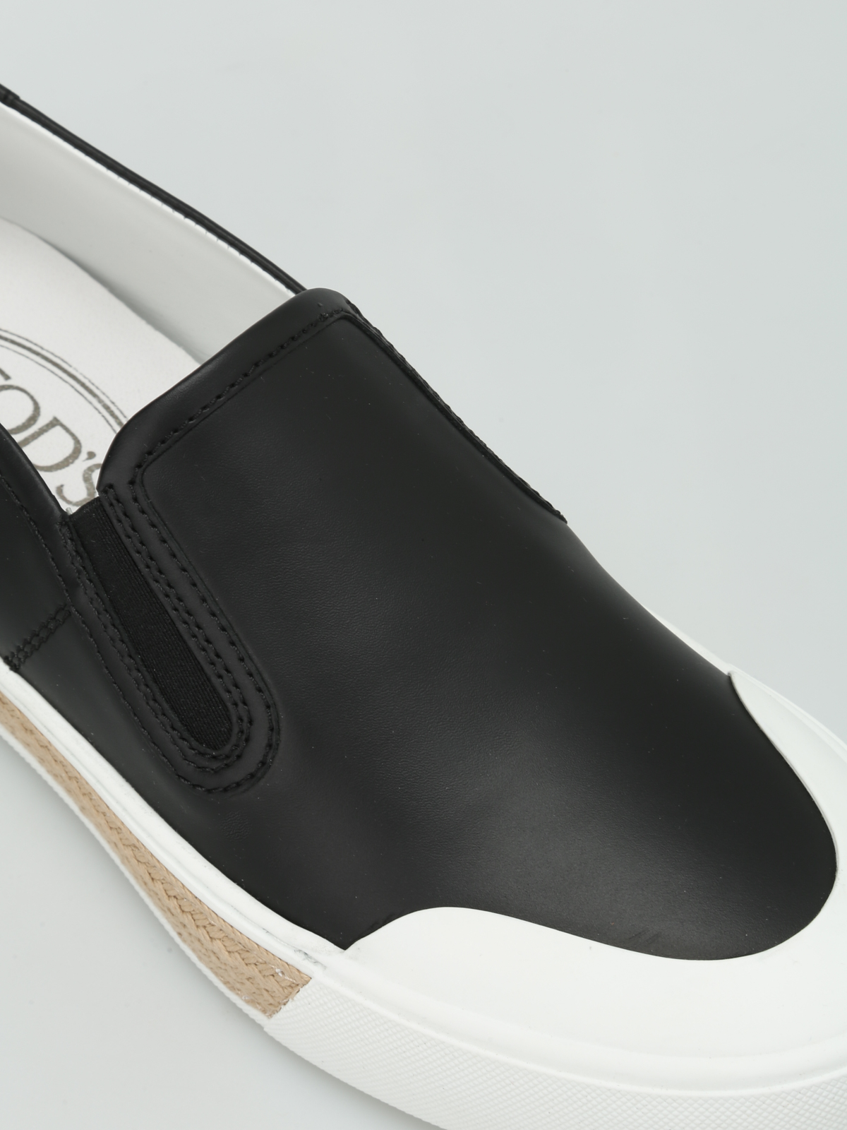 leather slip on loafers