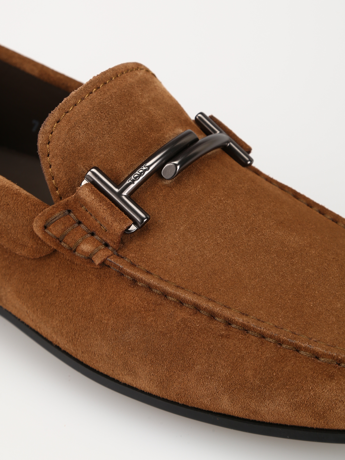 Loafers & Slippers Tod'S - City Gommino double T brown loafers 