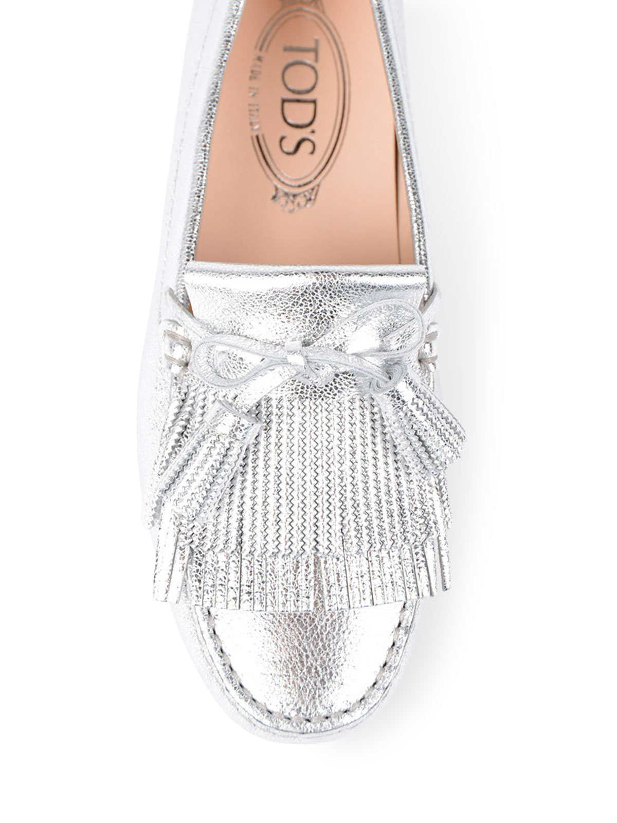 mocassini tod's frange