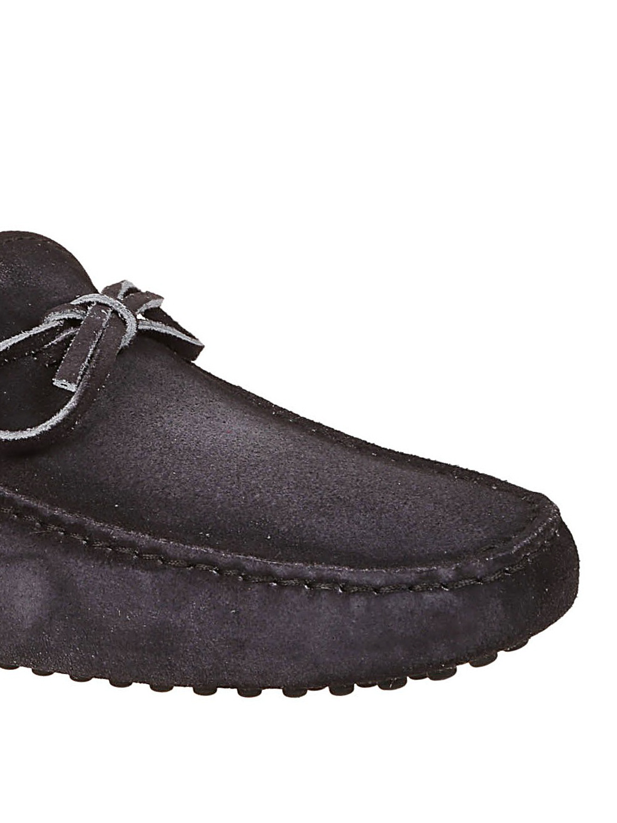 black suede driving loafers