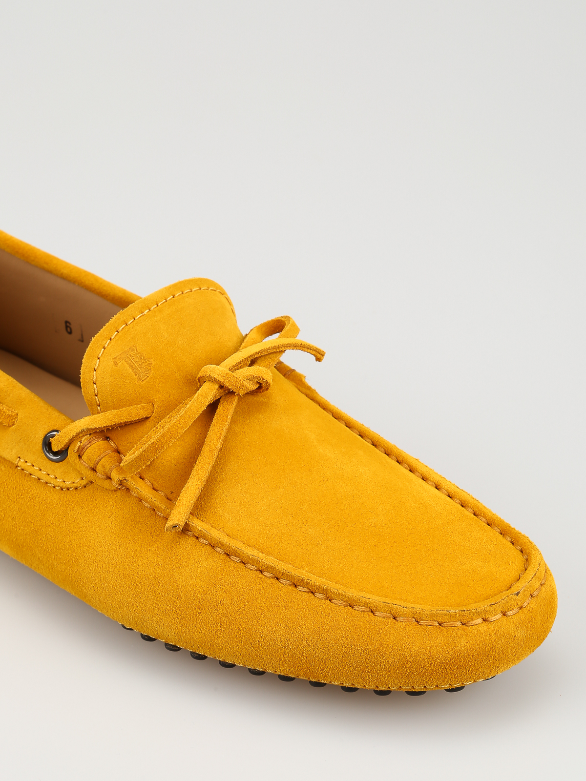 yellow suede loafers