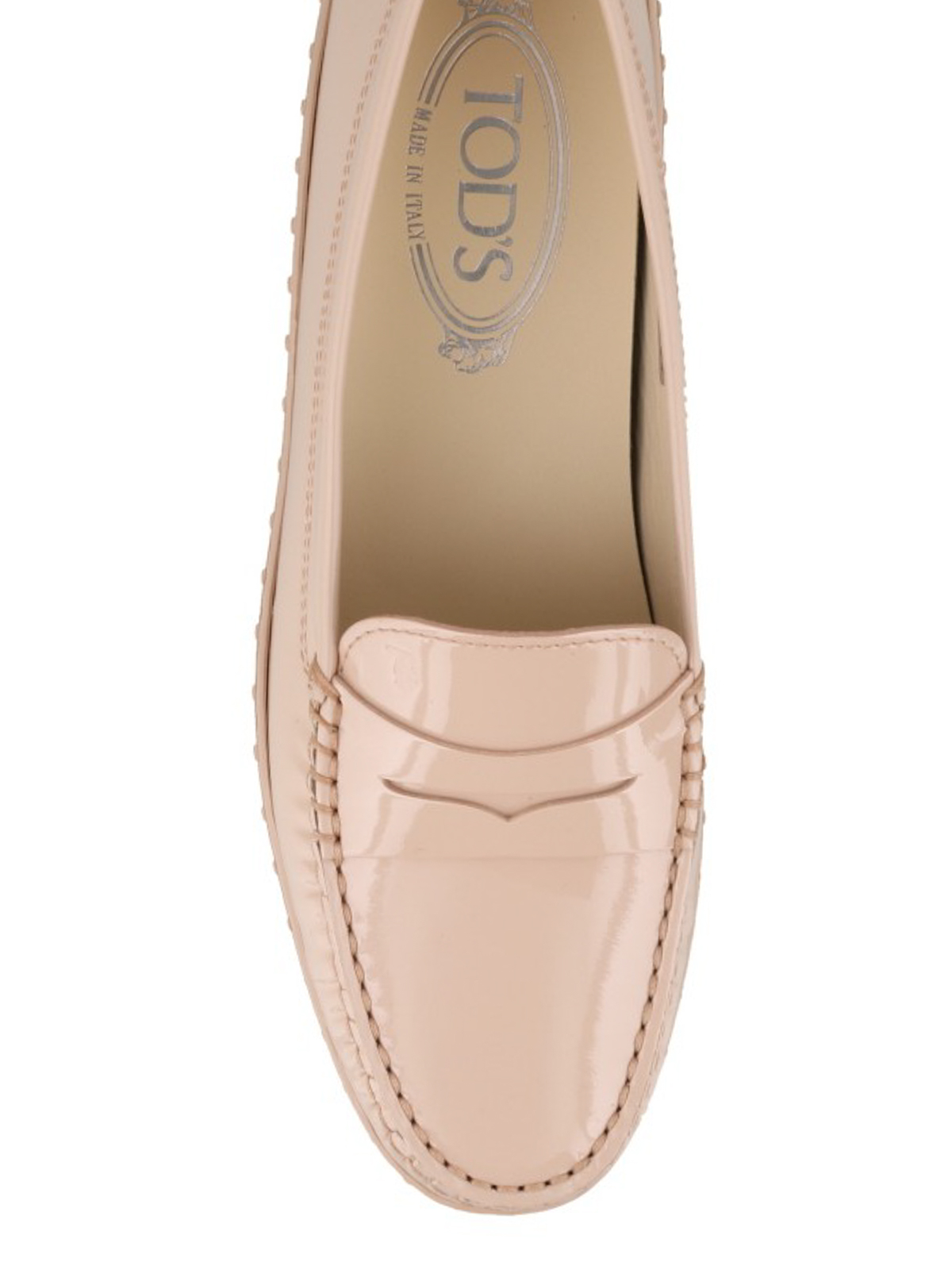 Anvendelse Snuble Bagvaskelse Loafers & Slippers Tod's - Pink patent leather loafers - XXW29C00010OW0M030