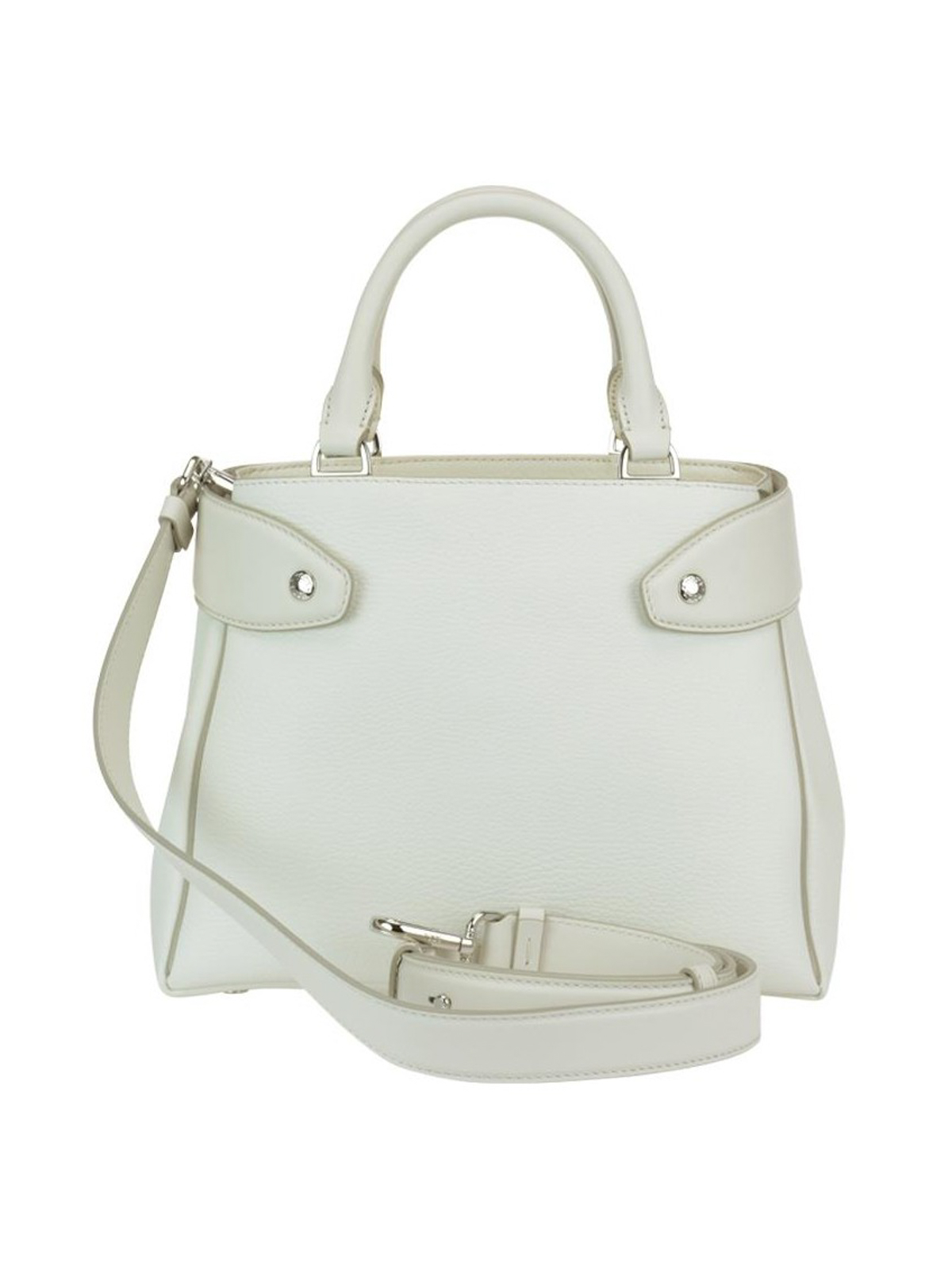 tod's white leather handbag