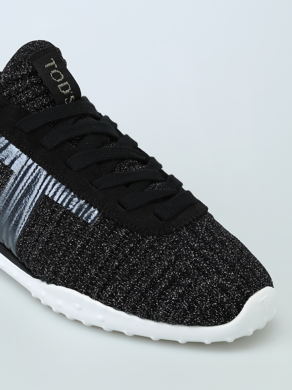 all black slip on trainers