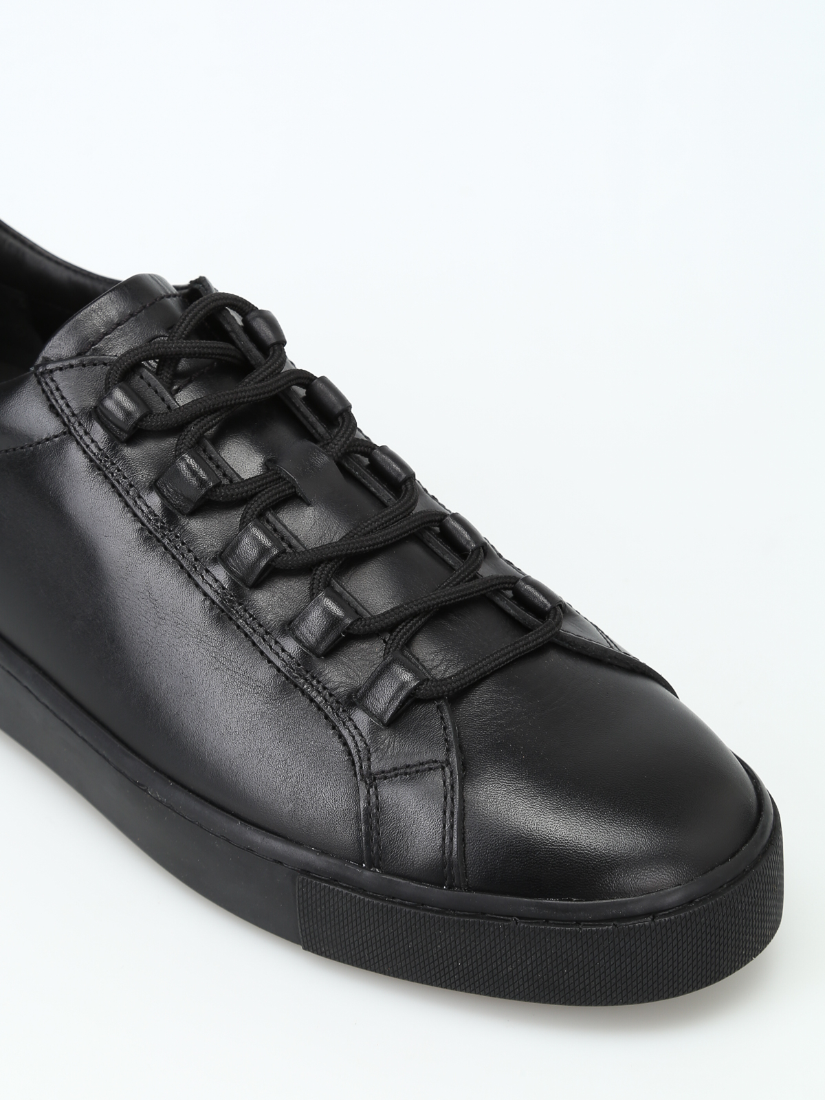 Sneakers Tod'S - Sneaker nere in pelle con gommini - XXM56A0V4307WR9999