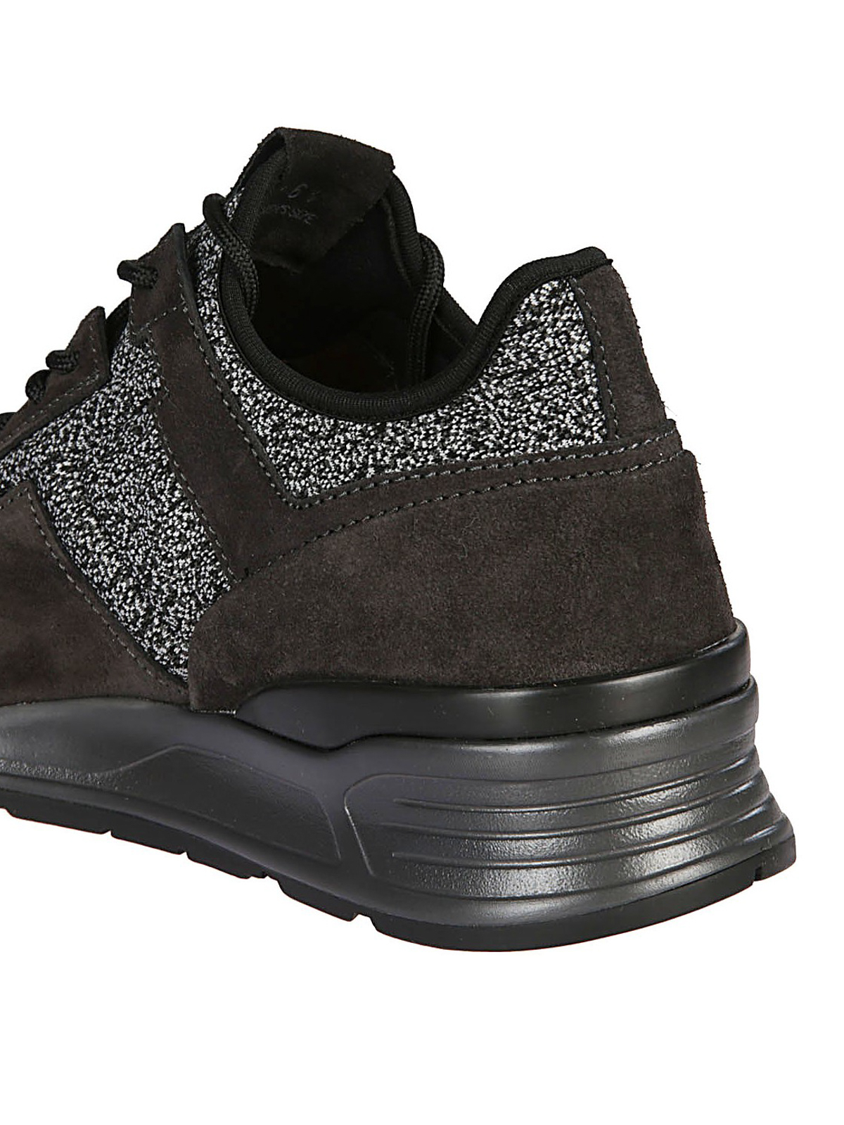 Trainers Tod'S - Scuba effect inserts black suede sneakers ...