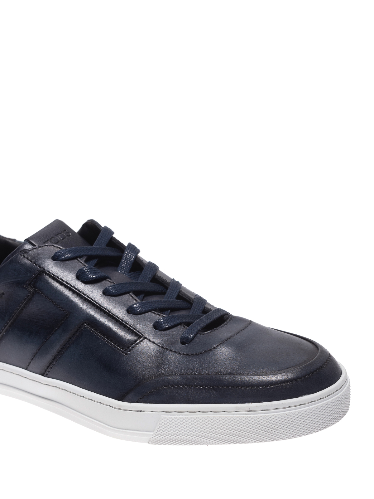 Tod'S - Urban style blue leather low 