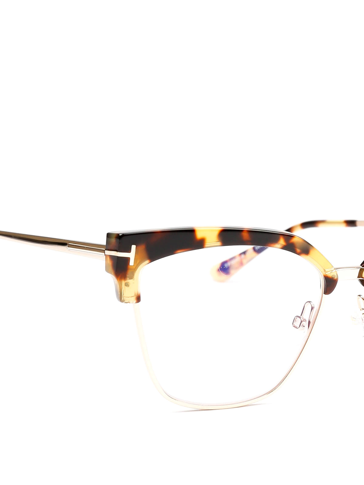 Glasses Tom Ford - Metal and acetate eyeglasses - FT5547B056 