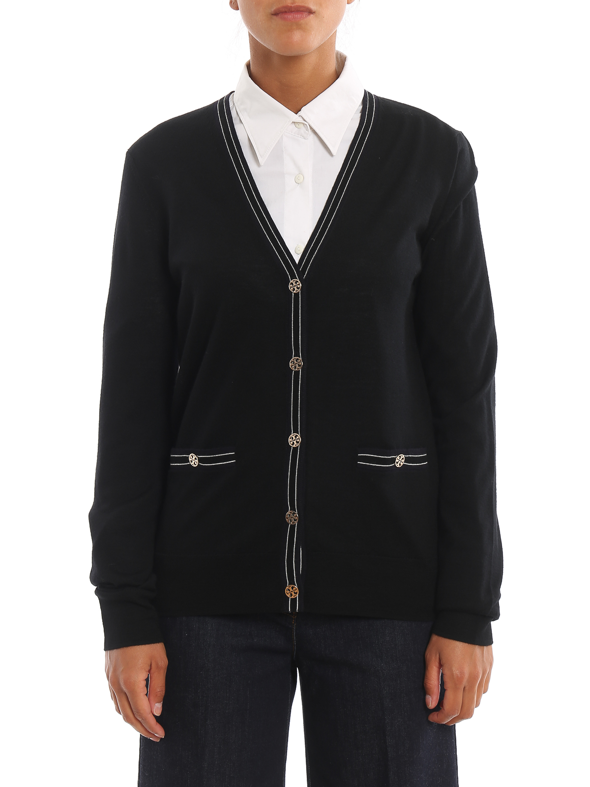 tory burch printed madeline cardigan