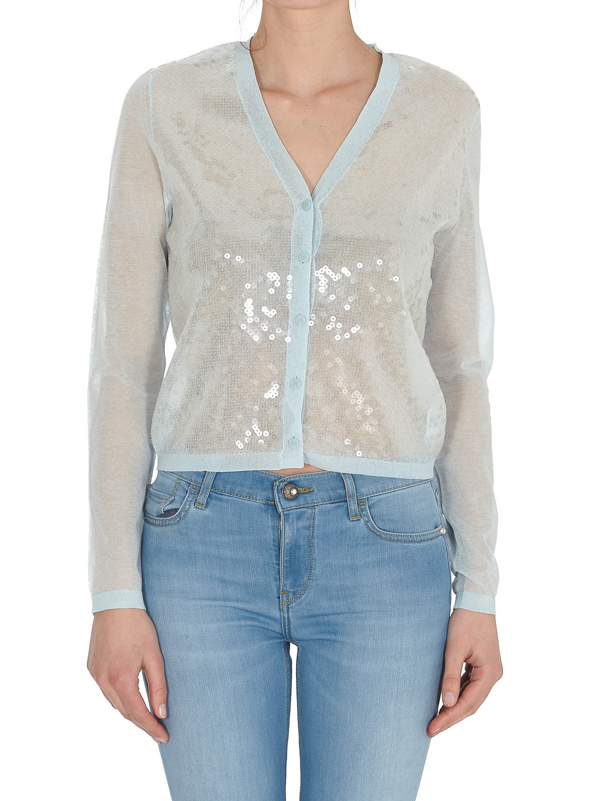 Cardigans Tory Burch - Sequined cardigan - 79745438 | Shop online at iKRIX