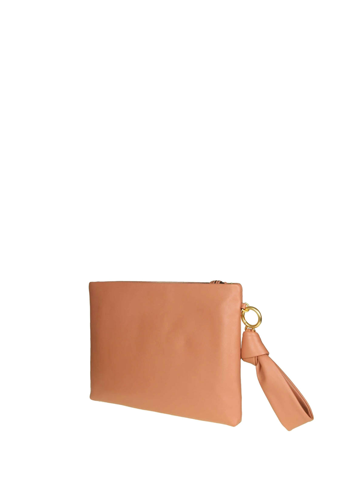 Clutches Tory Burch - Beau light pink leather clutch - 51117235