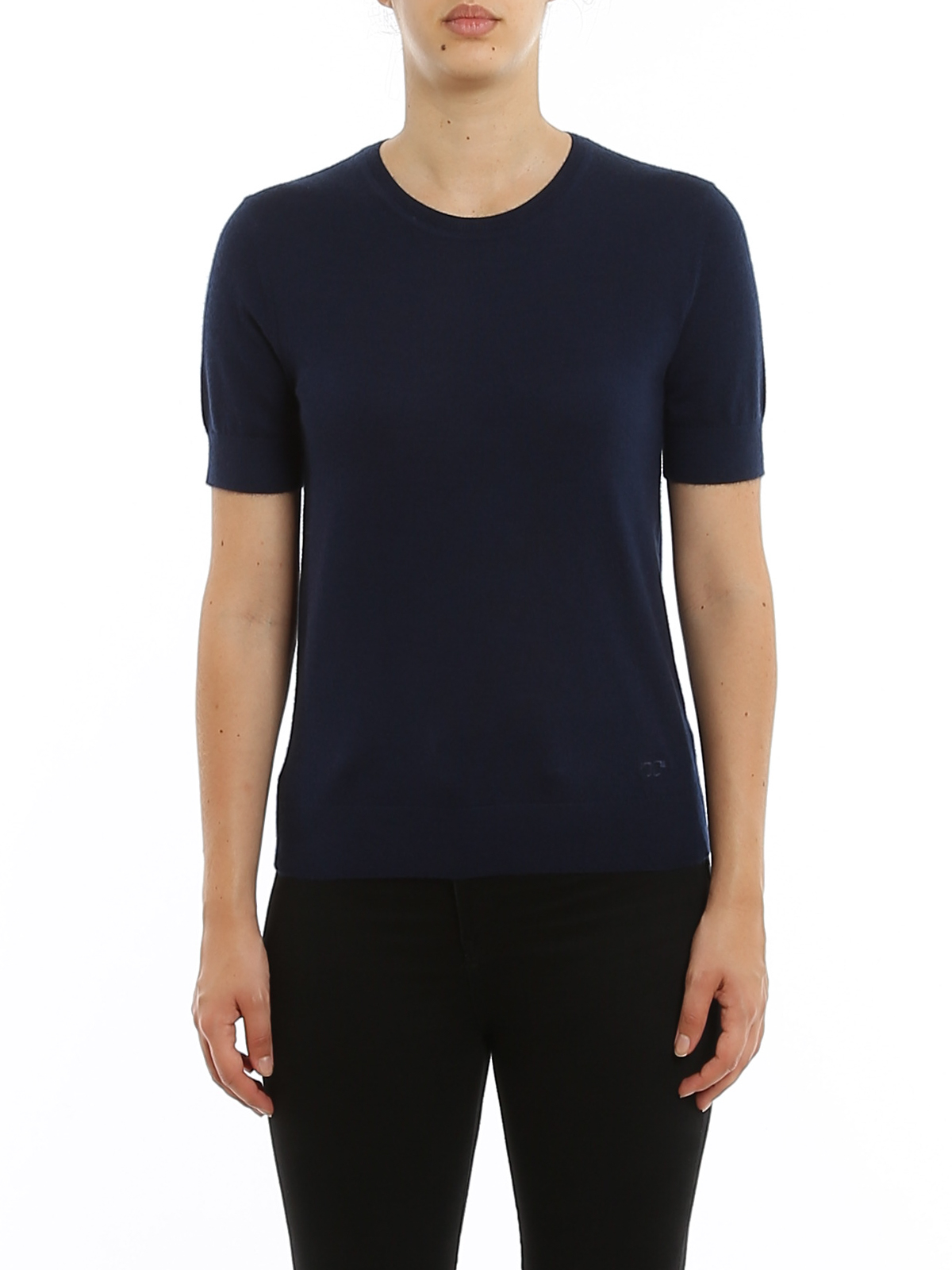 Iberia cashmere short sleeves sweater 