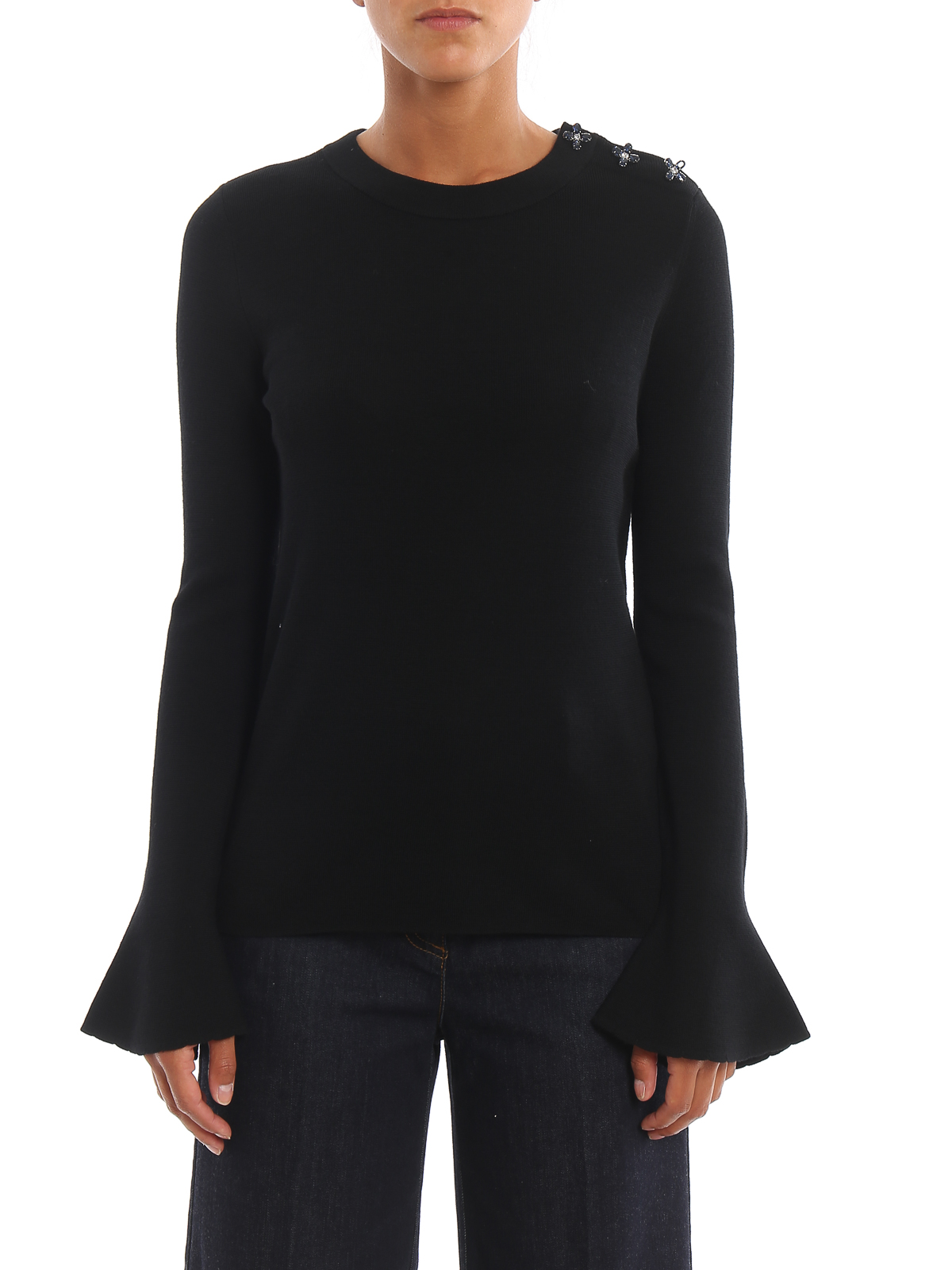 tory burch button sweater