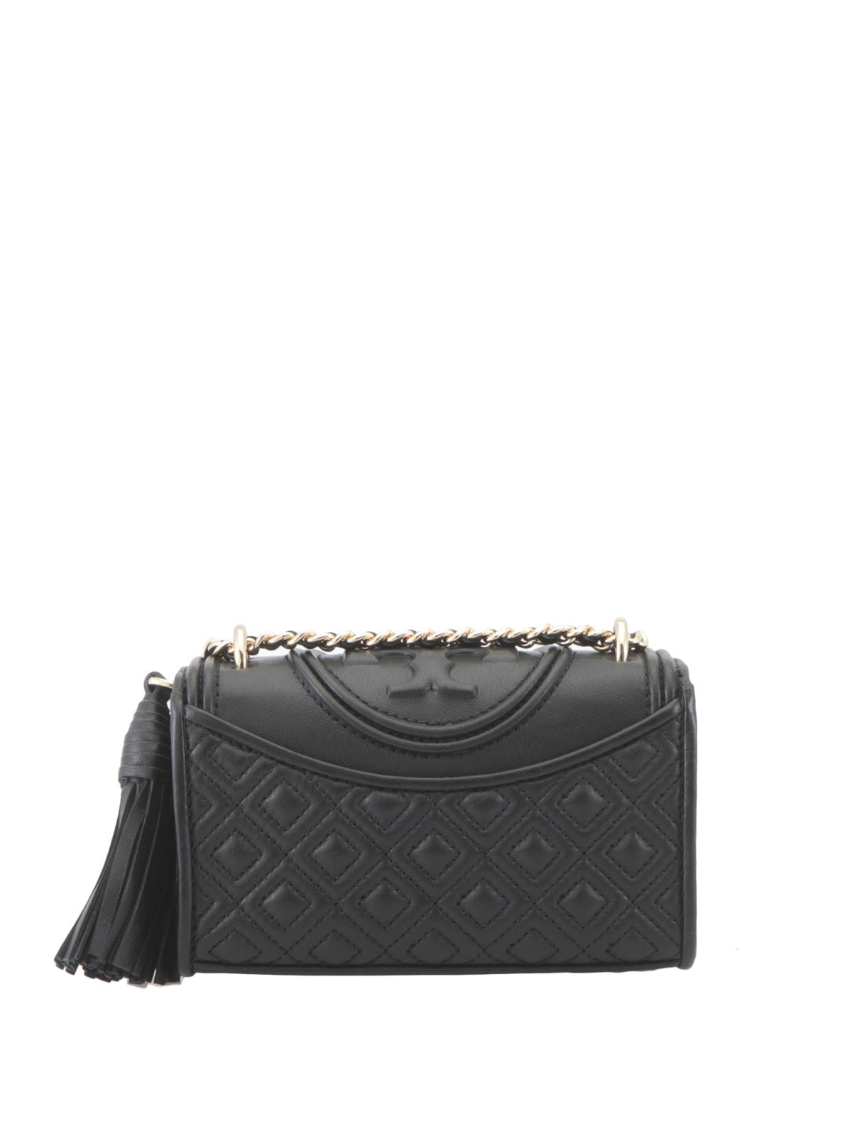 Cross body bags Tory Burch - Fleming quilted leather micro bag - 31461001