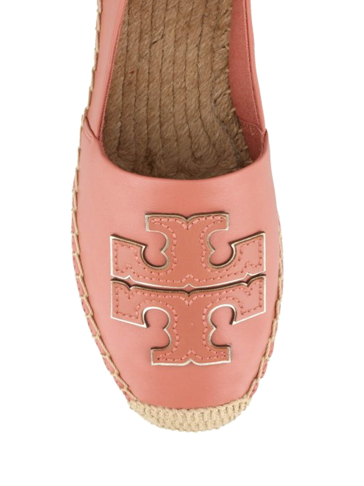 Espadrilles Tory Burch - Ines pink leather espadrilles - 52035202