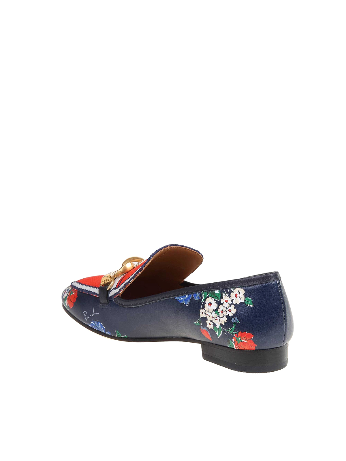 Flat shoes Tory Burch - Jessa printed leather loafers - 65130415
