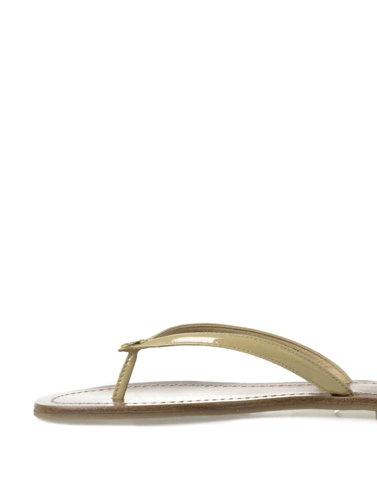 tory burch terra leather flip flop