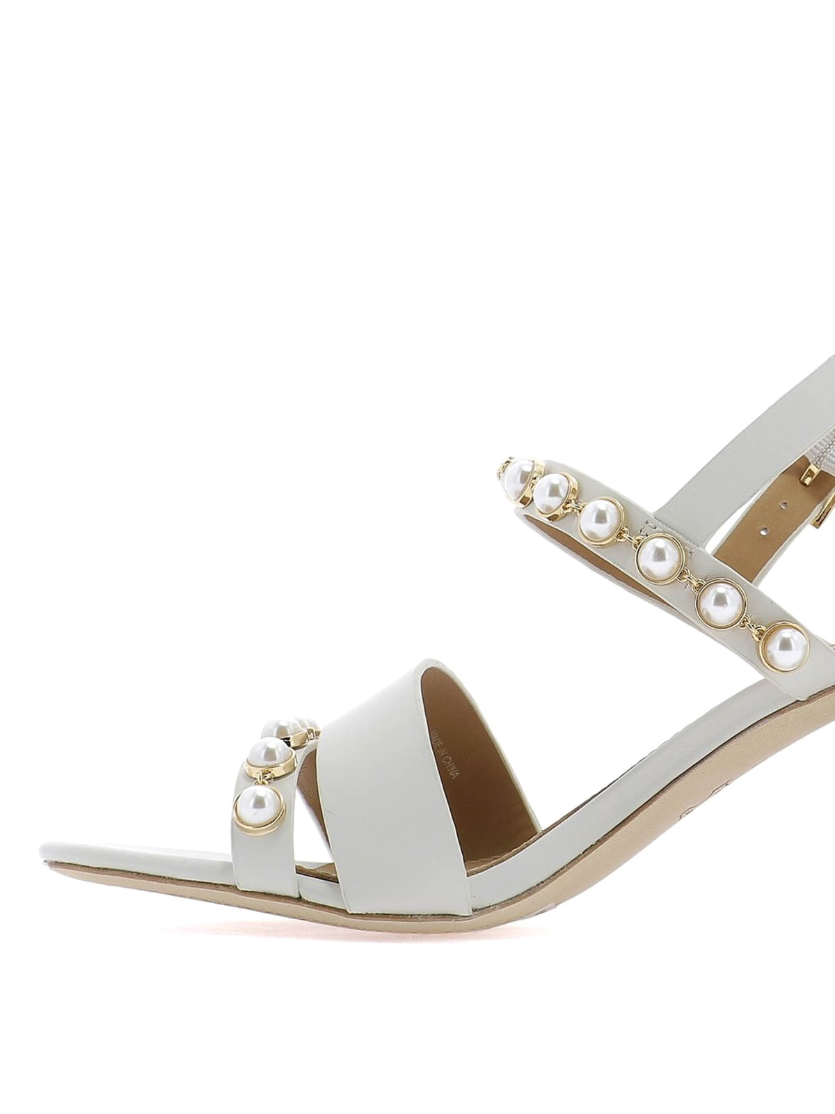 Sandals Tory Burch - Emmy mid-heel pearl sandals - 55043157 