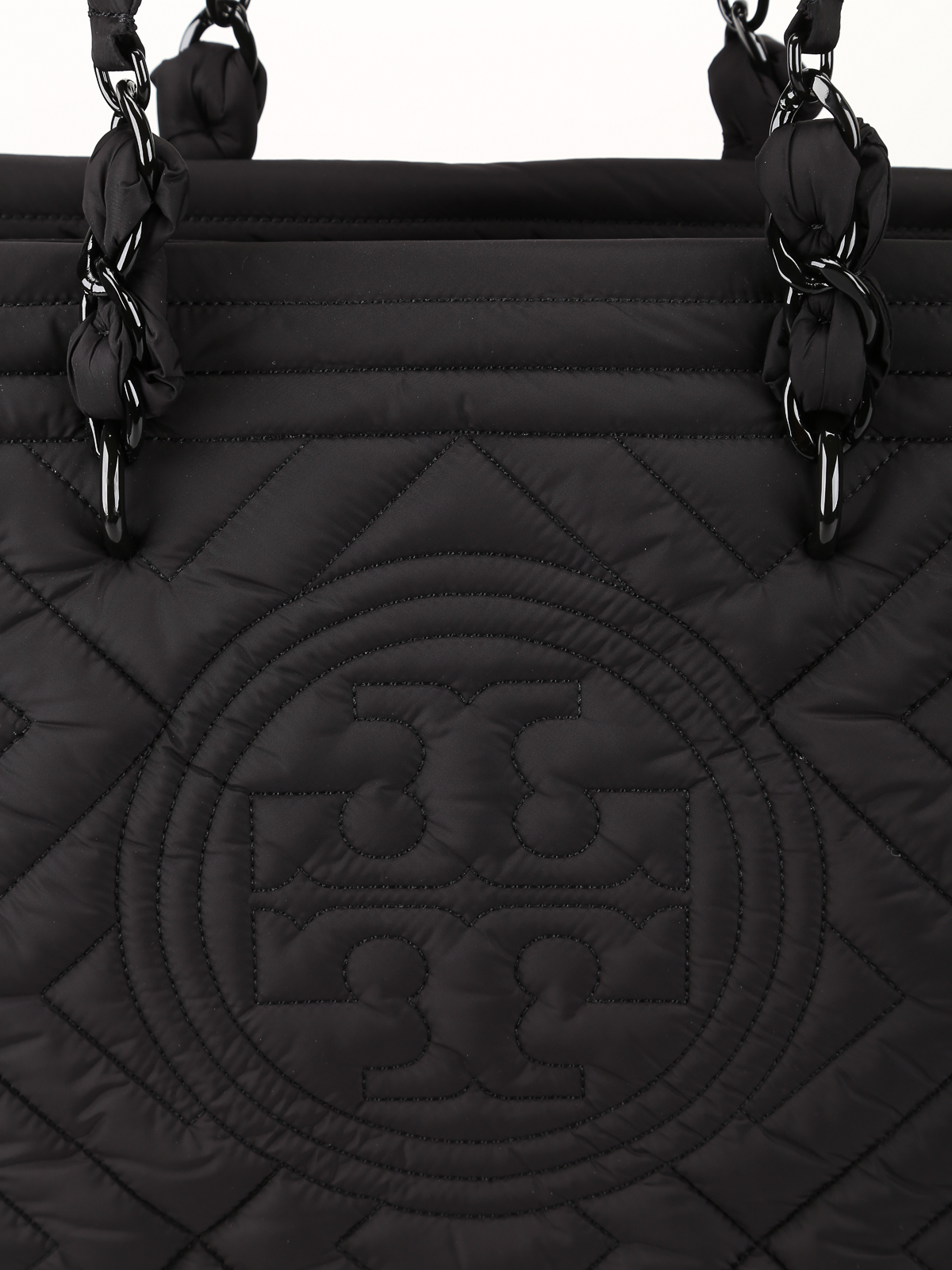 Introducir 49+ imagen tory burch quilted nylon tote