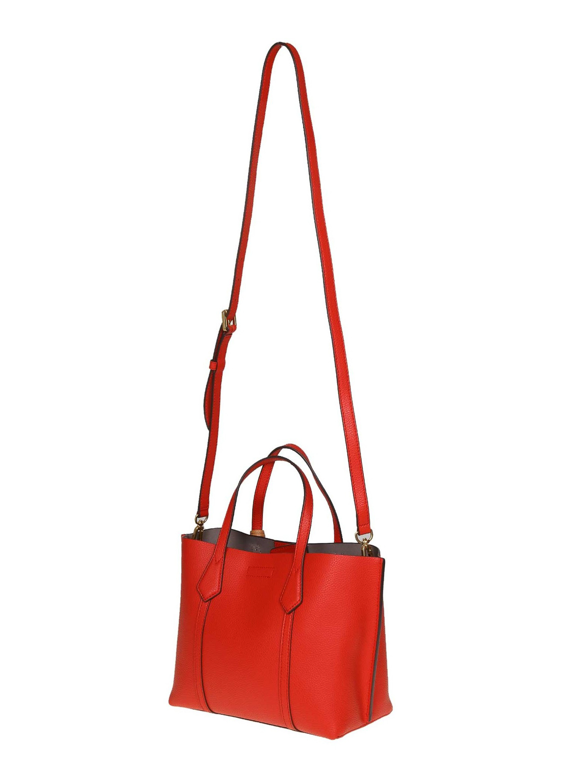 Totes bags Tory Burch - Perry red leather small tote - 56249612