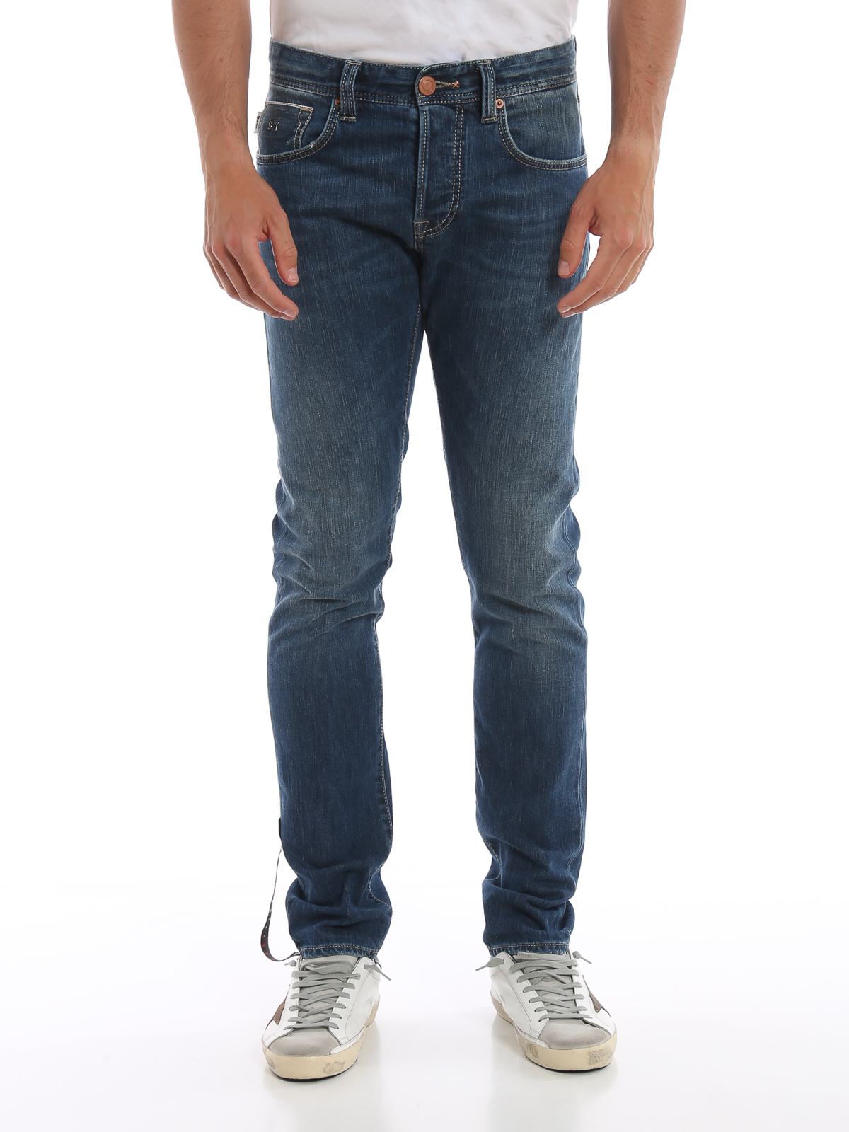 Straight leg jeans Tramarossa - Cimosa high quality tailored jeans ...