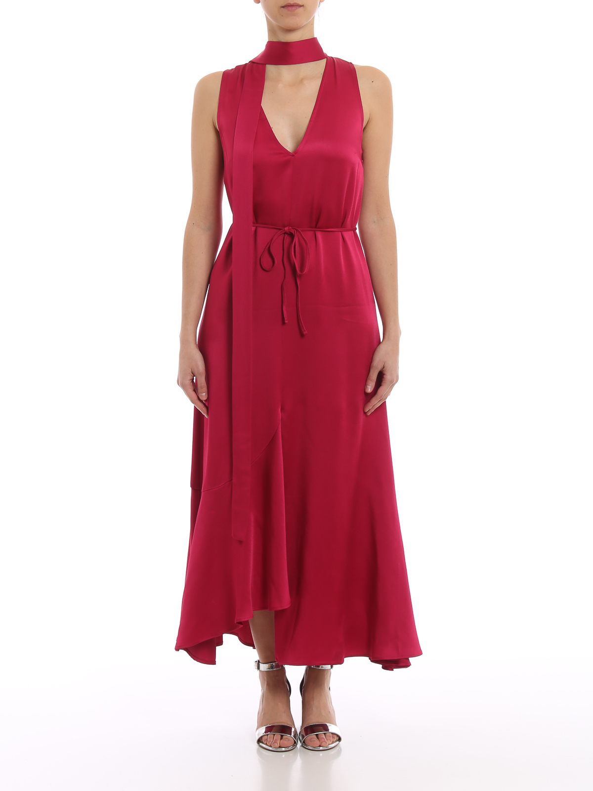 Soirée Twinset Robe De Fuchsia 191tp269a895 Robes 8mNnvw0