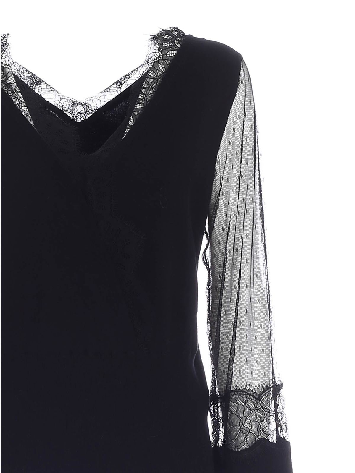یقه هفت Twinset - Lace pullover in 