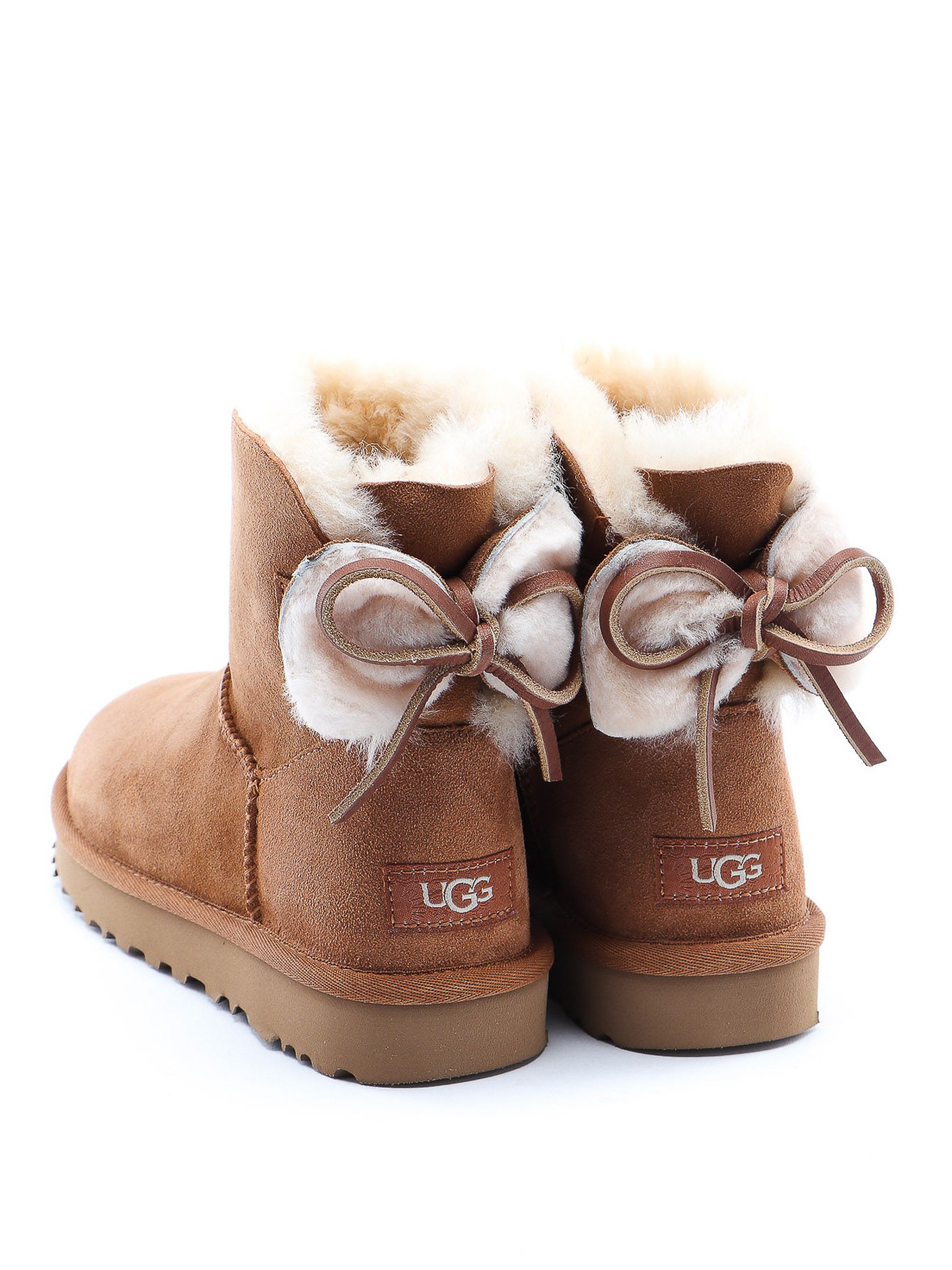 ankle uggs with bow