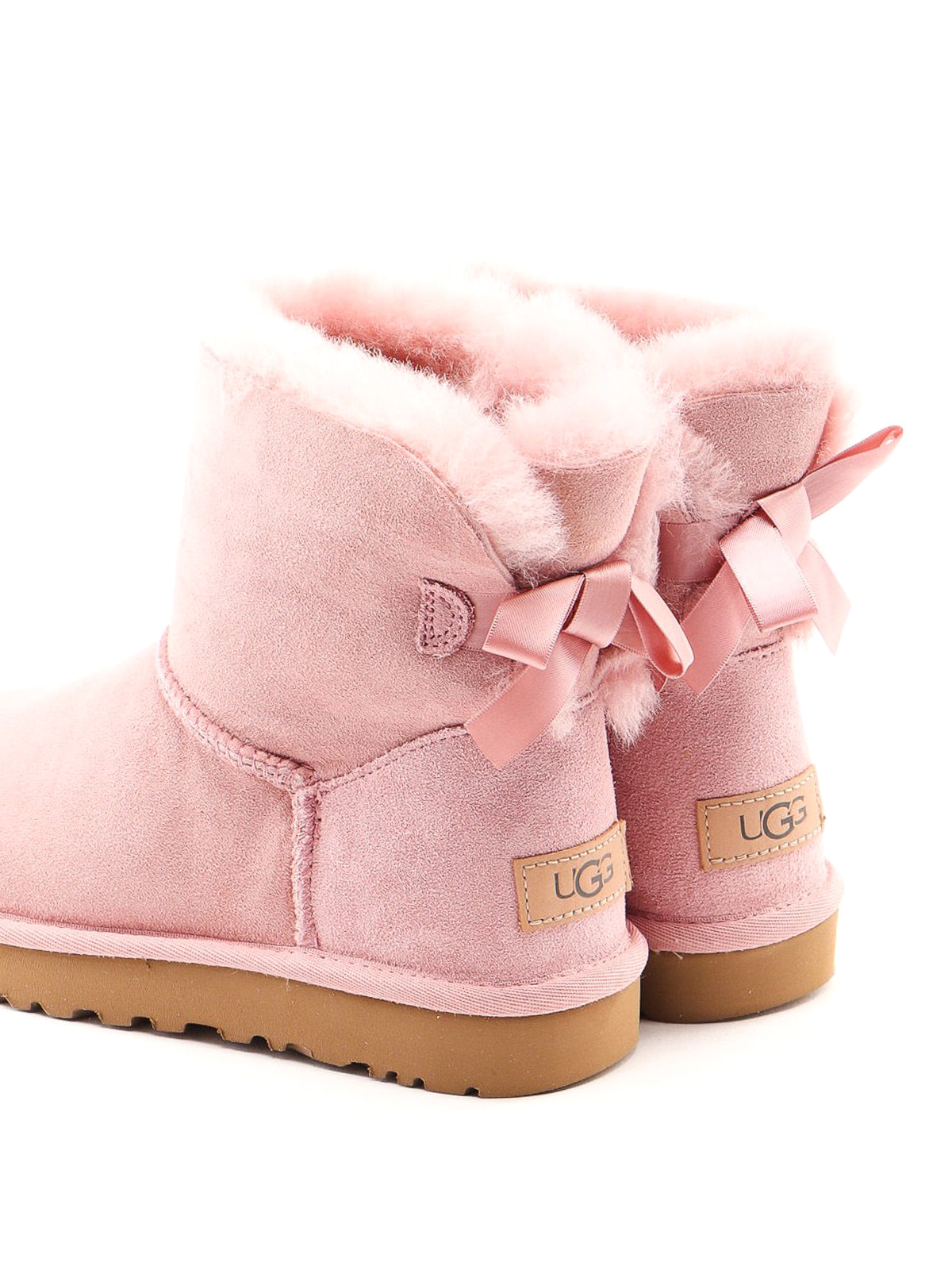 baby pink bailey bow uggs
