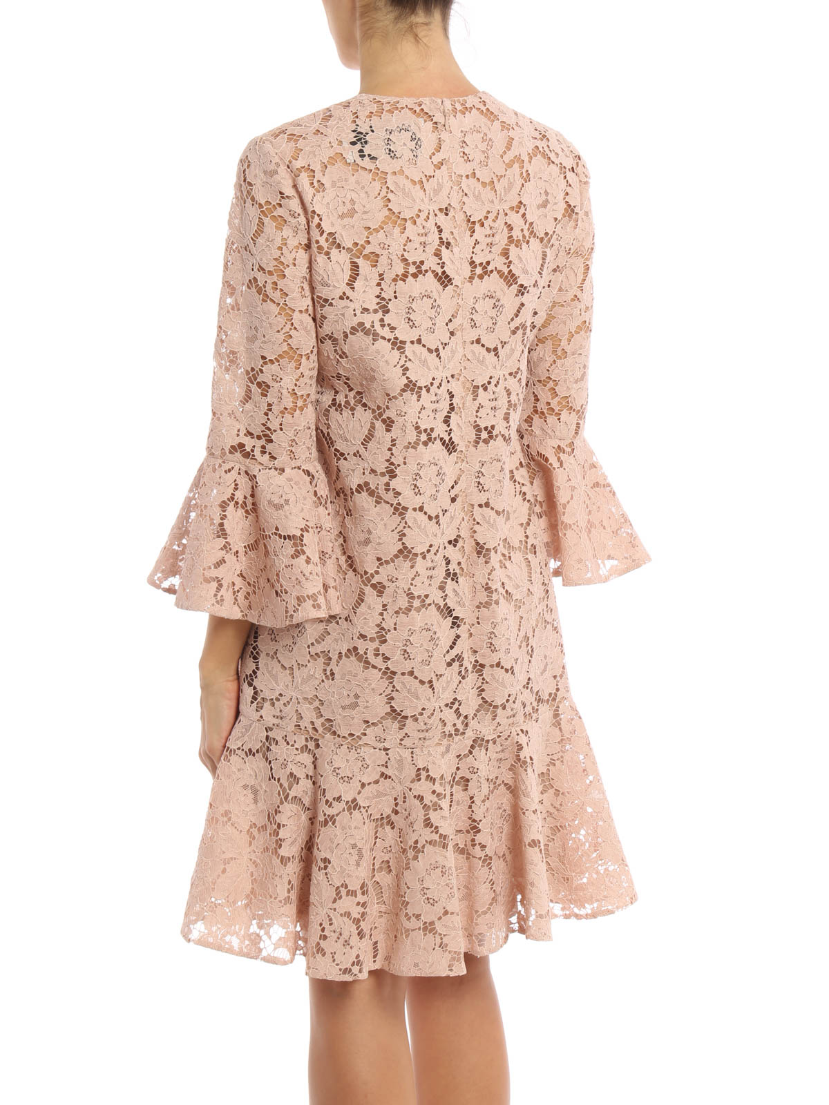lace bell sleeve dress
