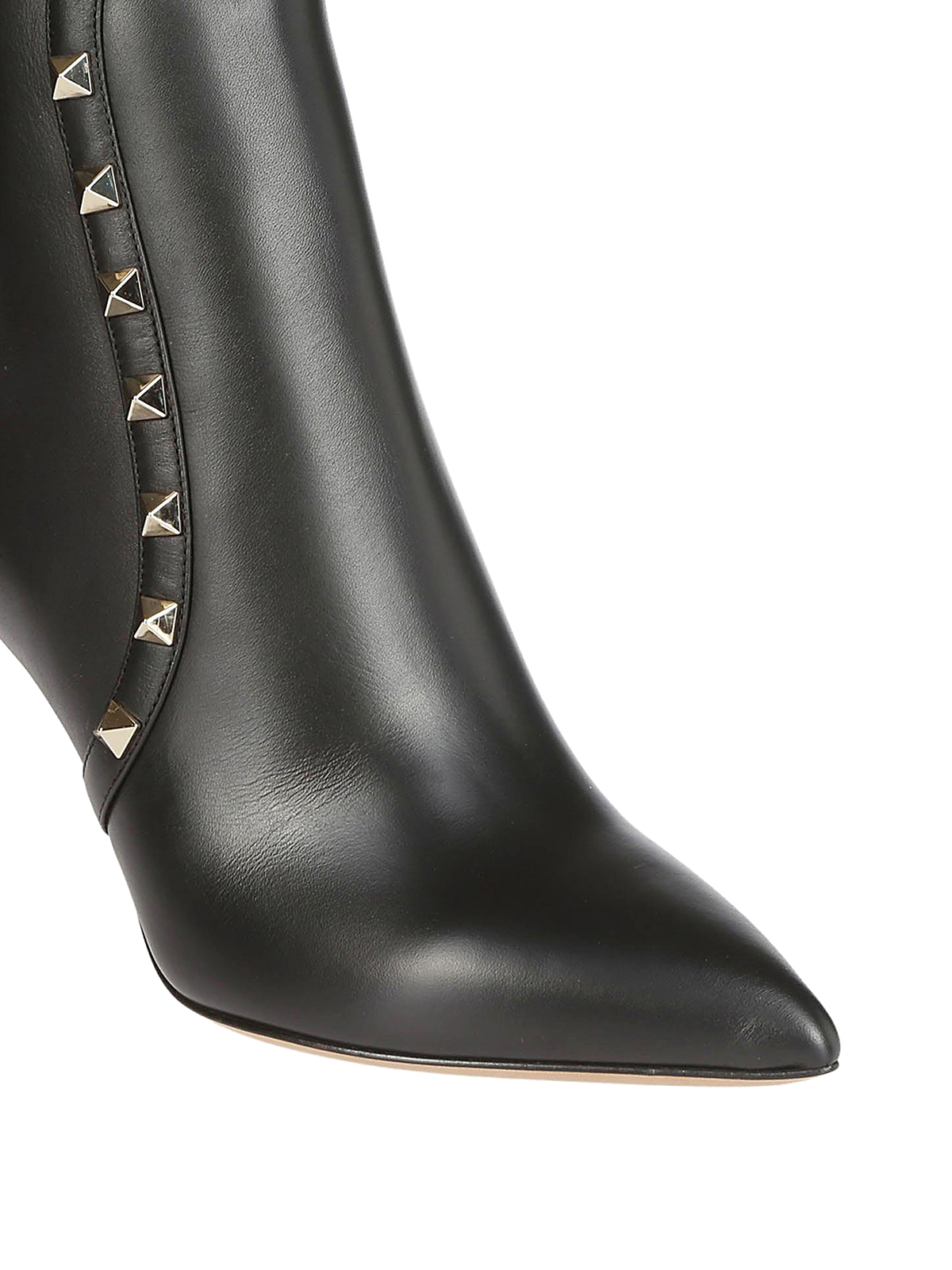 valentino rockstud ankle boots