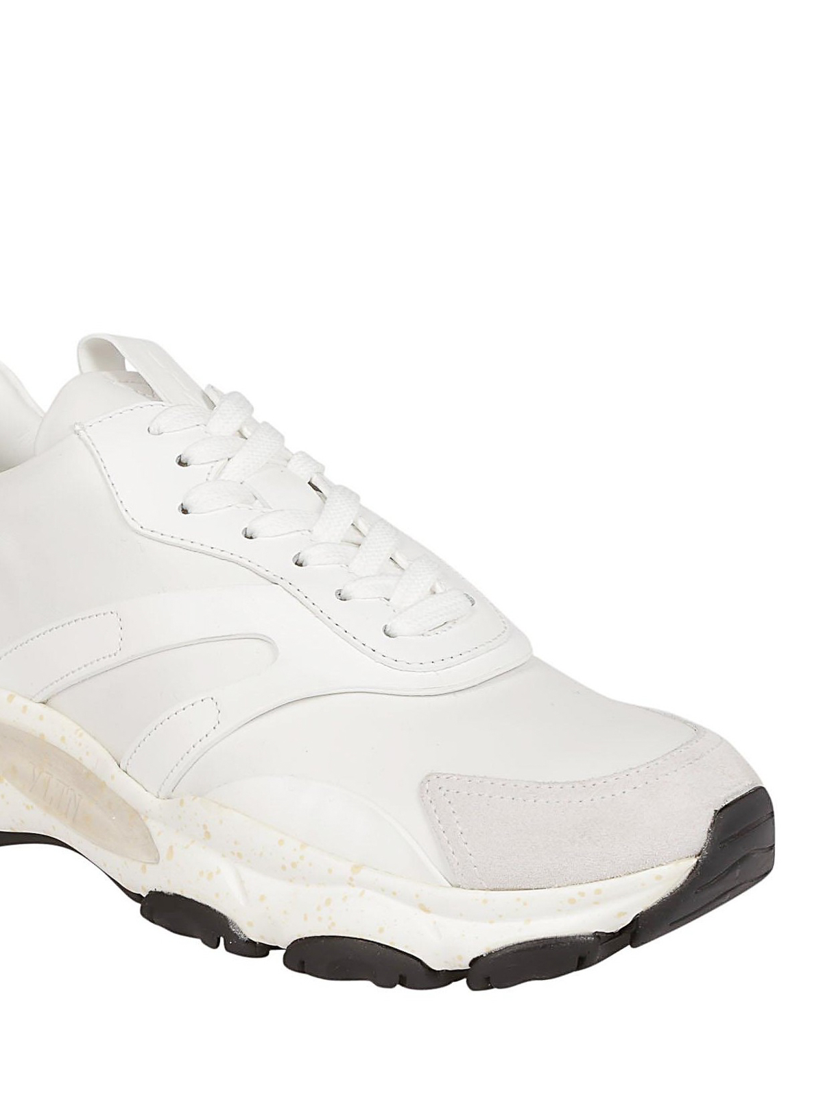 valentino garavani bounce leather sneakers