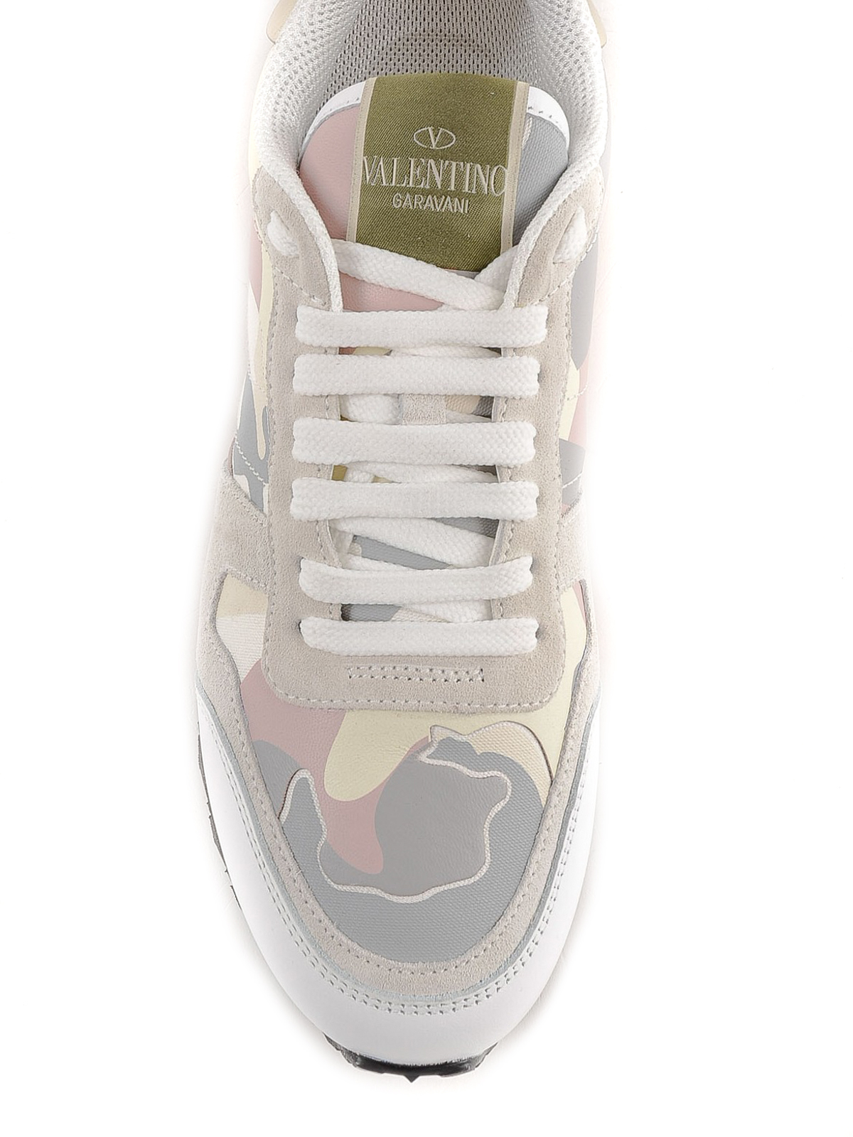 valentino camouflage sneakers pink