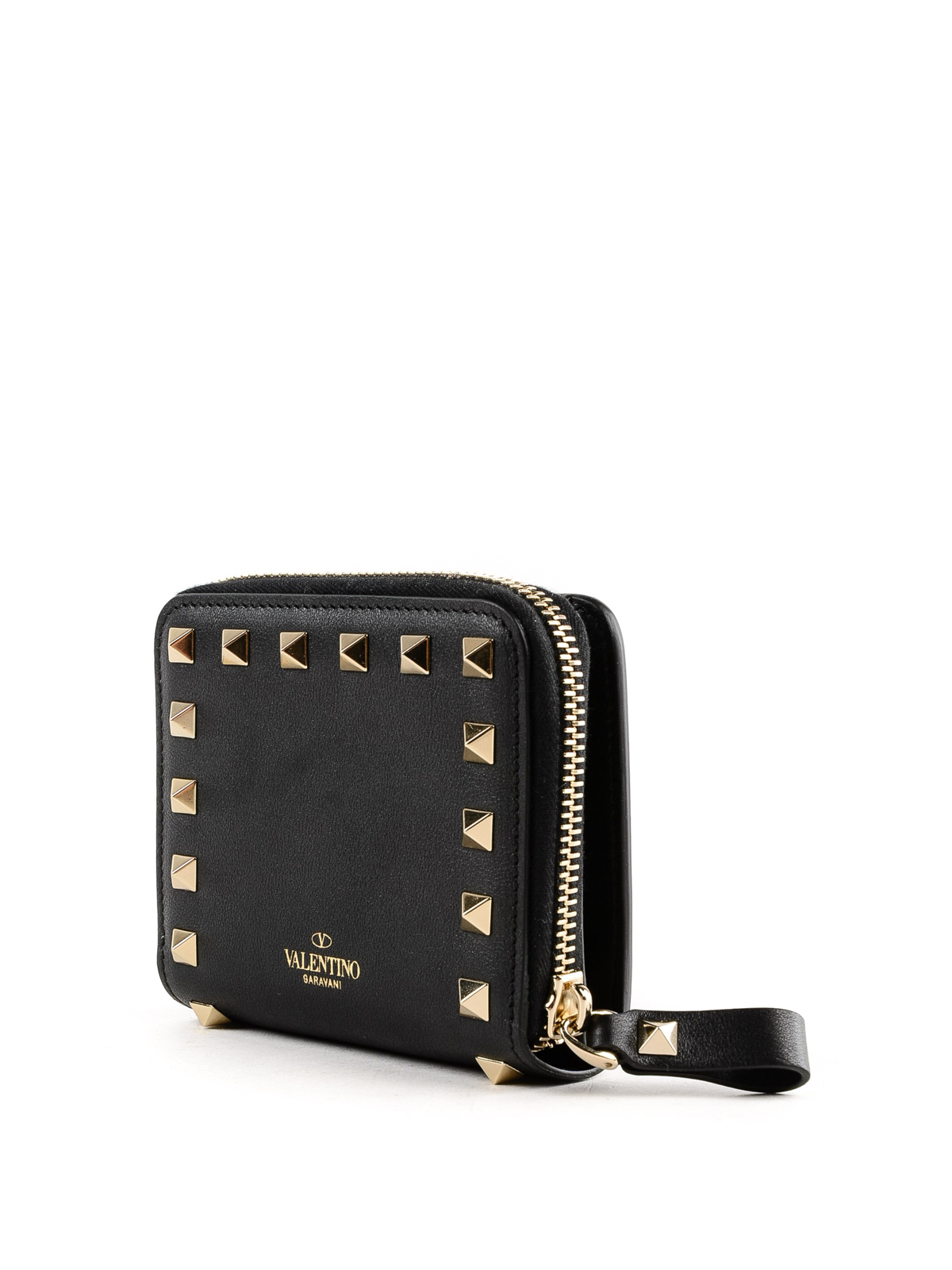 Wallets & purses Valentino Garavani - Rockstud small squared black 