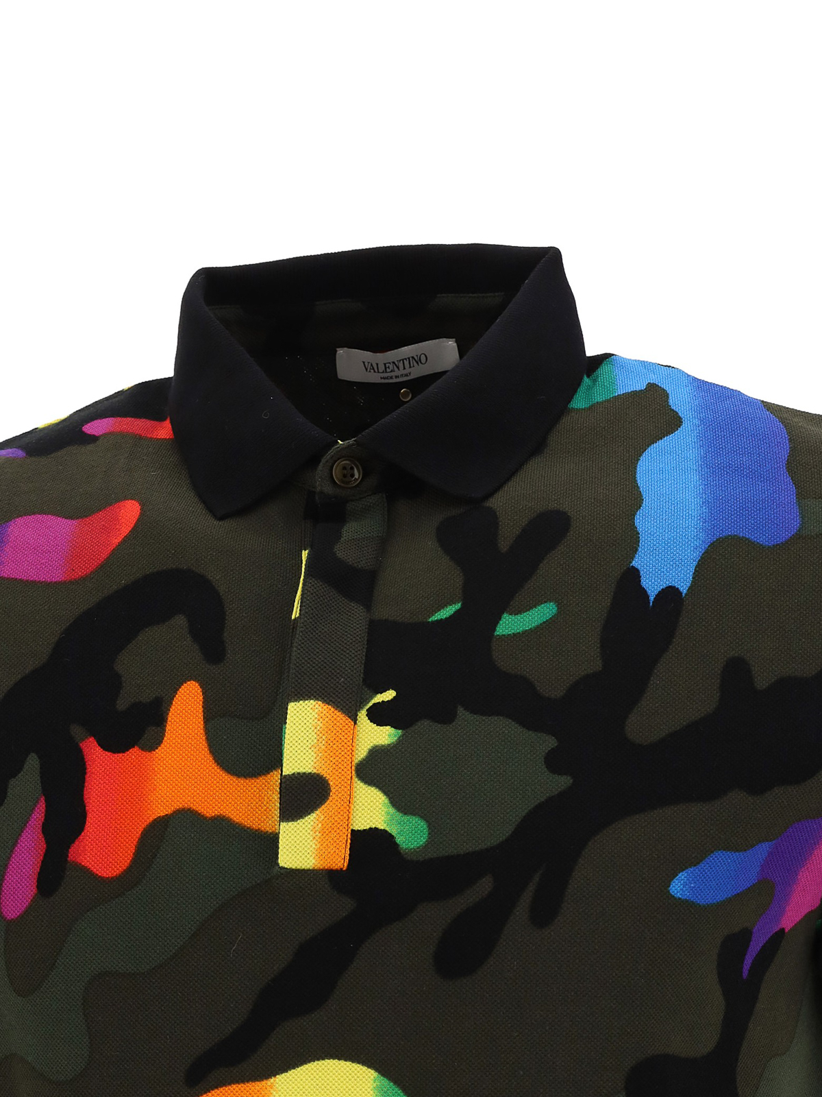 valentino camo polo