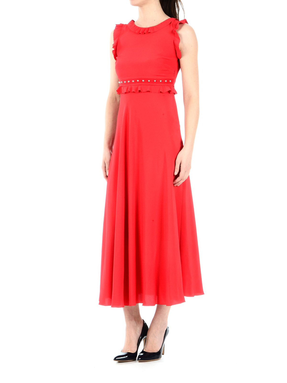 valentino red cocktail dress