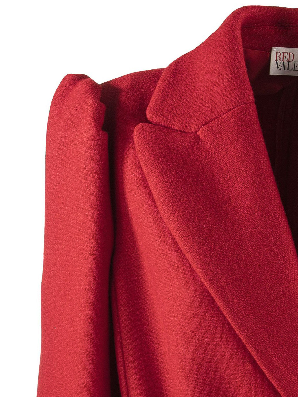 Knee length coats Valentino Red - Wool cashmere coat - UR3CAC1056038Z