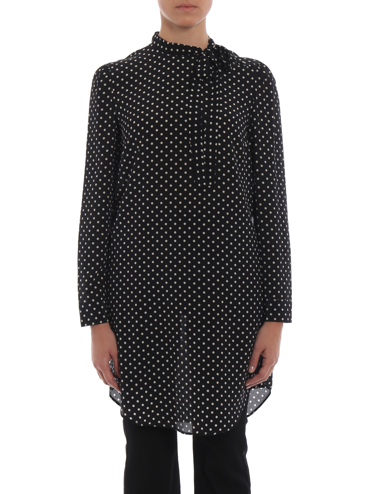 polka dot tunic dress