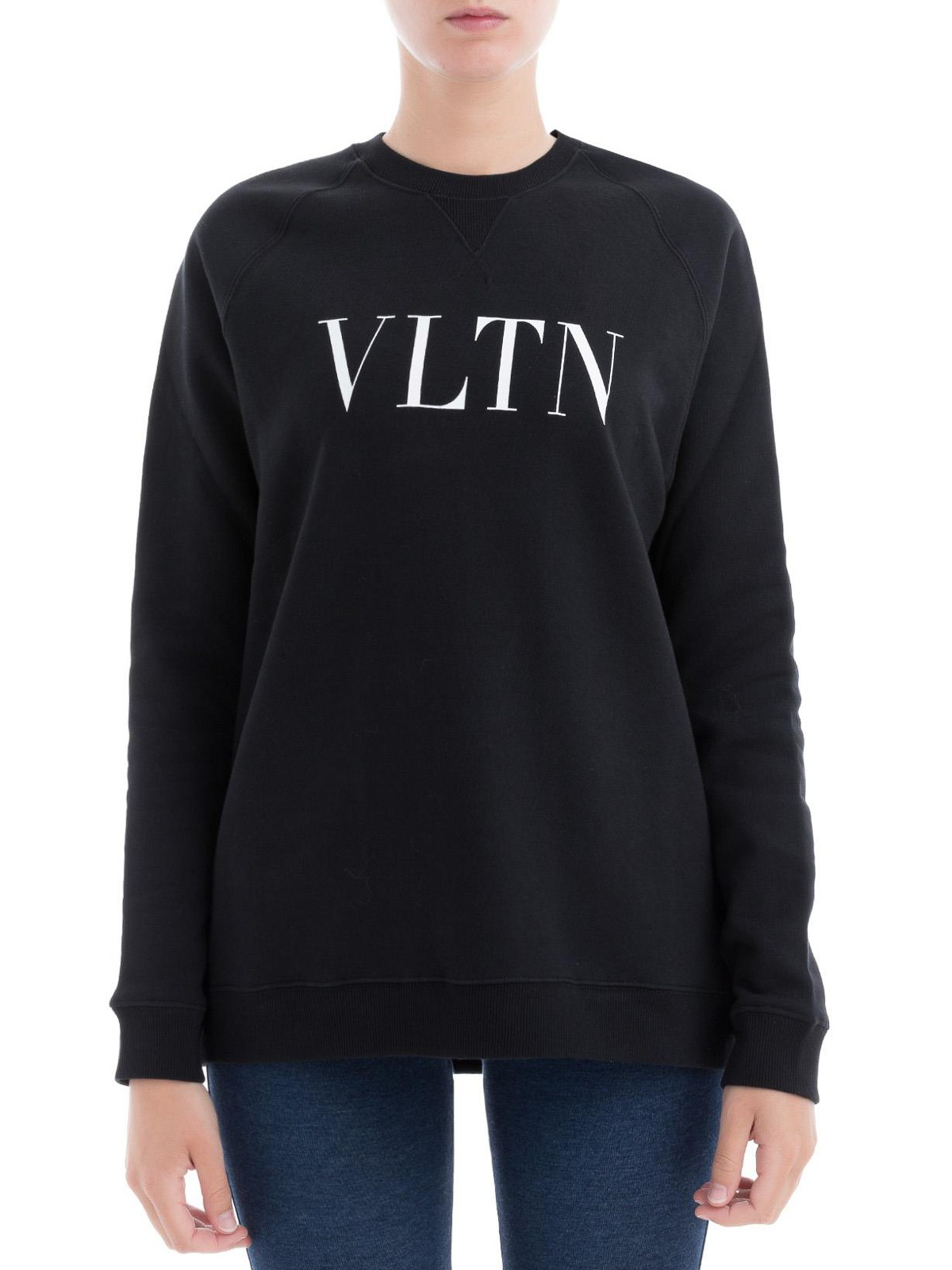 Sweatshirts & Sweaters Valentino - VLNT logo cotton fleece crew 