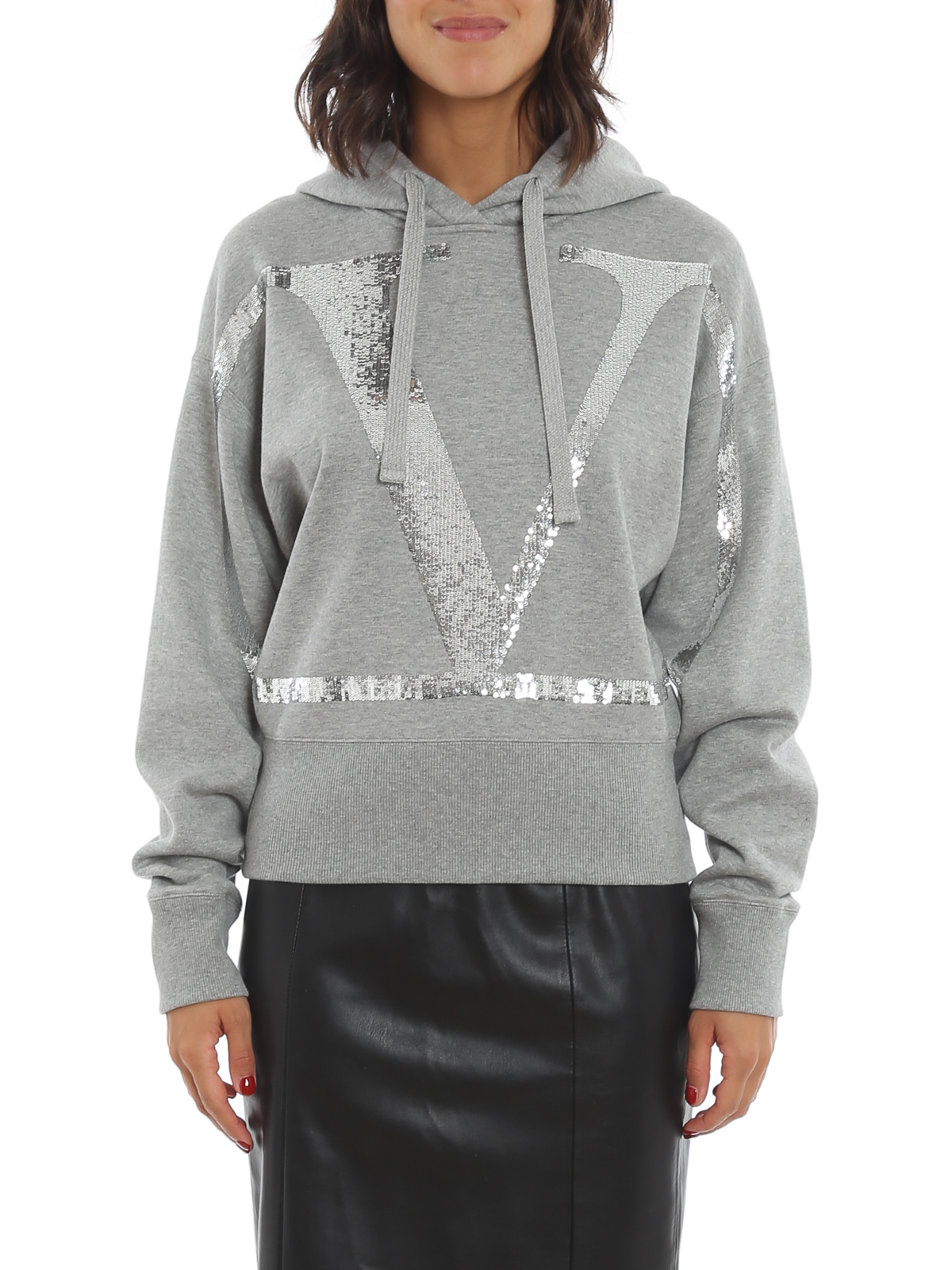 valentino grey hoodie