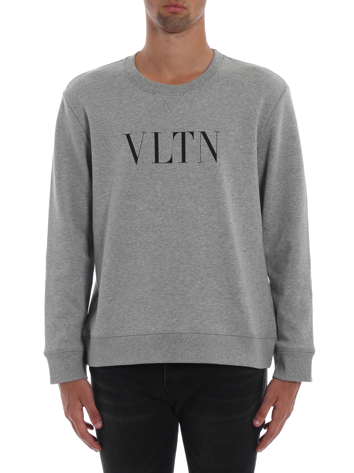 & Sweaters Valentino - VLTN melange jersey - QV3MF10G3TV080