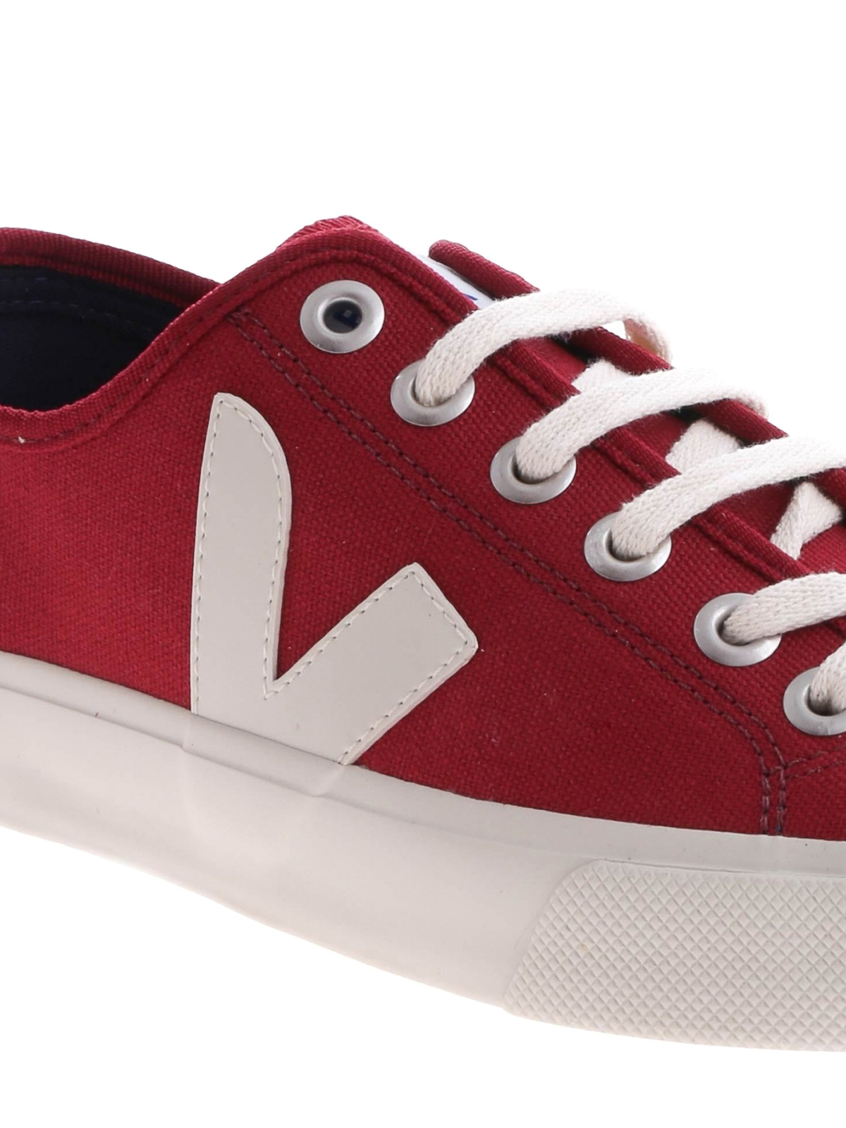 red veja sneakers