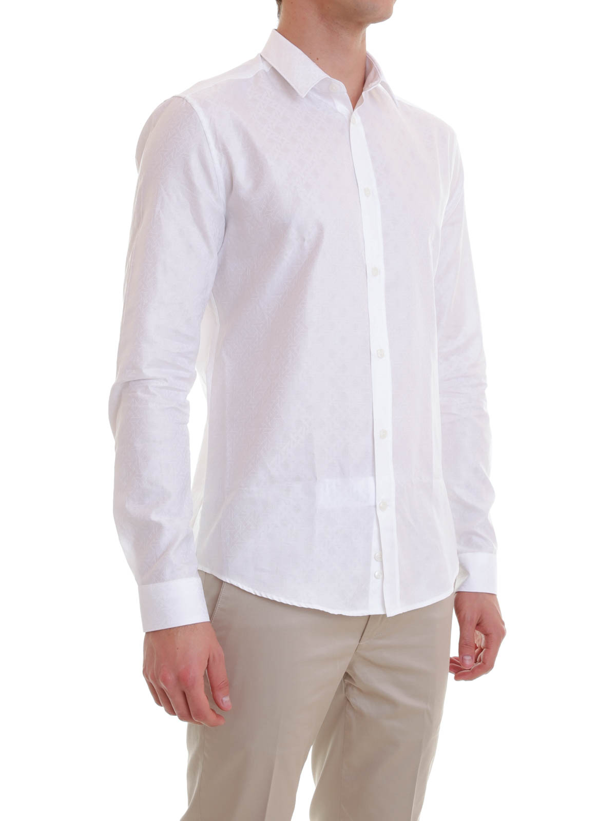 Shirts Versace Collection - Woven cotton shirt - V300206VT00937V4001