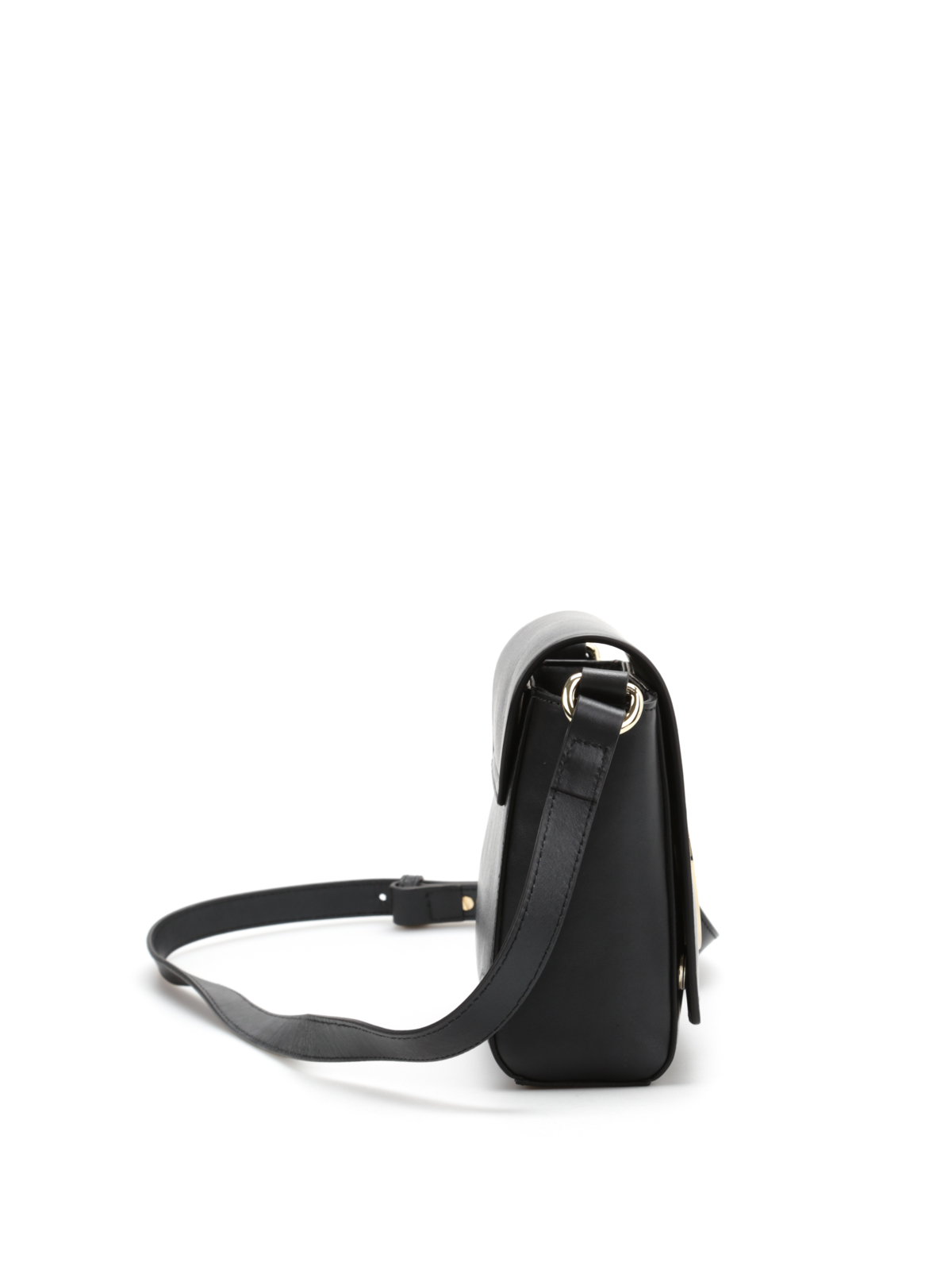 versace collection leather shoulder bag