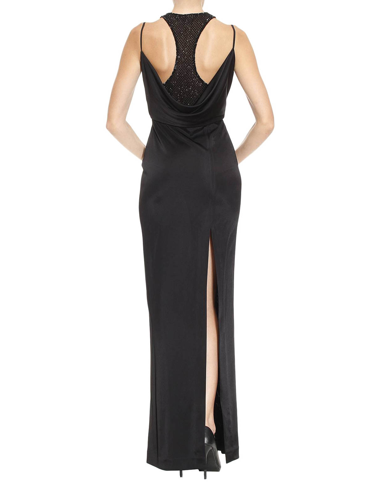 Evening dresses Versace - Rhinestones mesh sensual dress - 746172192191008